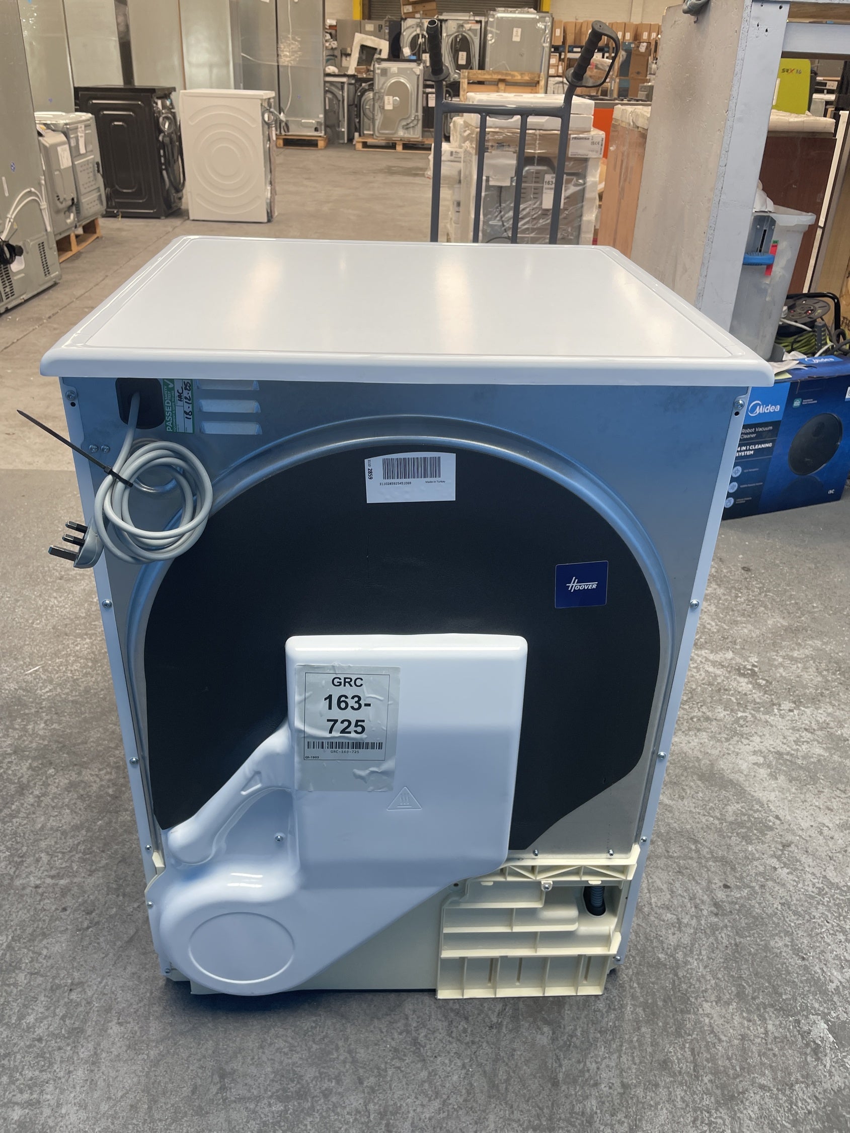#GRC-163-725 - Hoover HRE C10TE-80 10kg Condenser Tumble Dryer