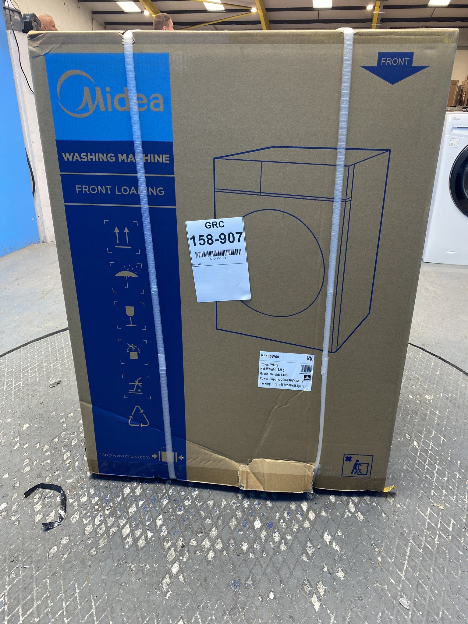 #GRC-158-907 - Midea MF100W60 6kg 1000 Spin Washing Machine with Lunar Dial