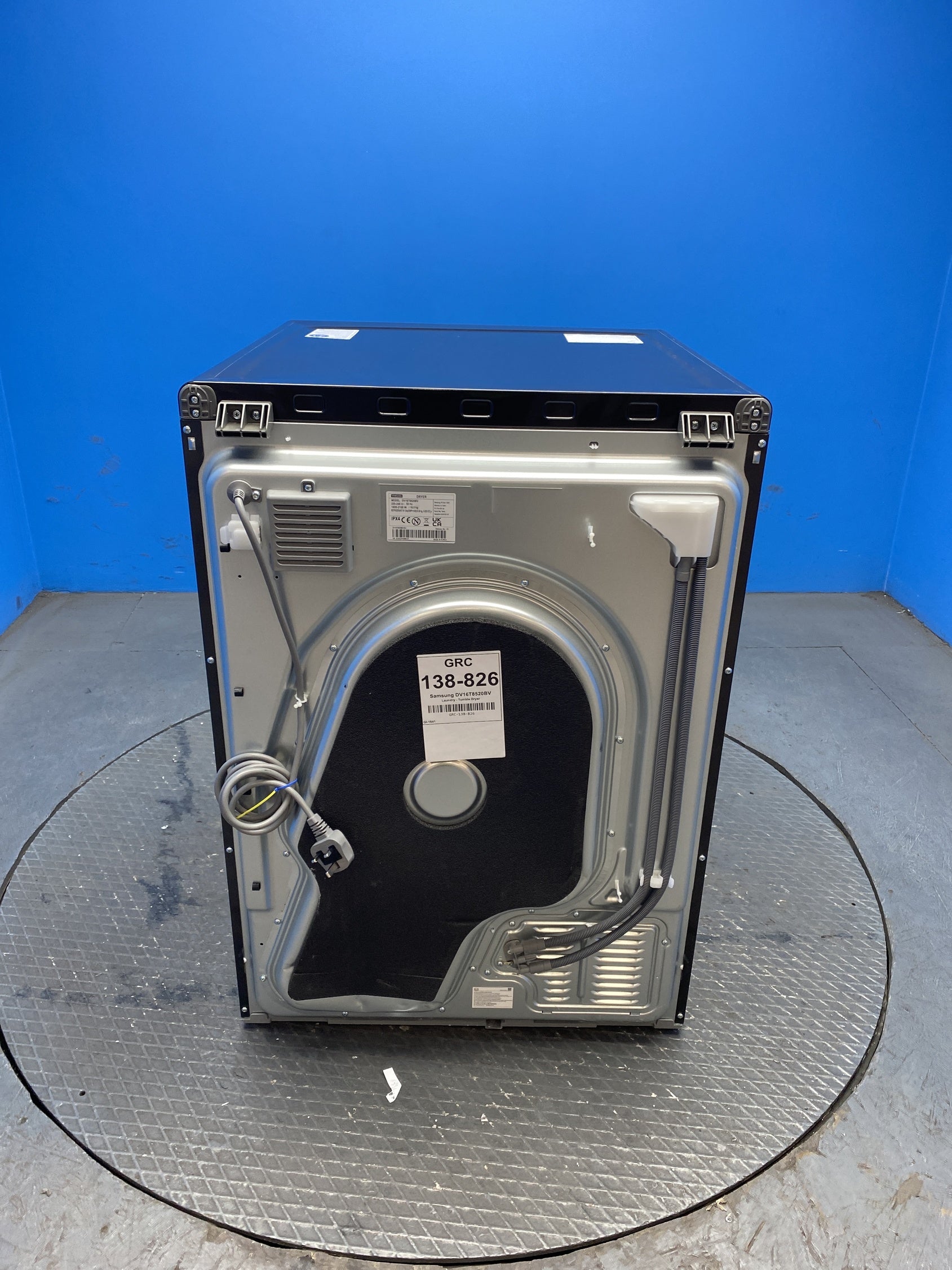 Samsung DV16T8520BV/EU 16kg Hybrid Heat Pump Tumble Dryer