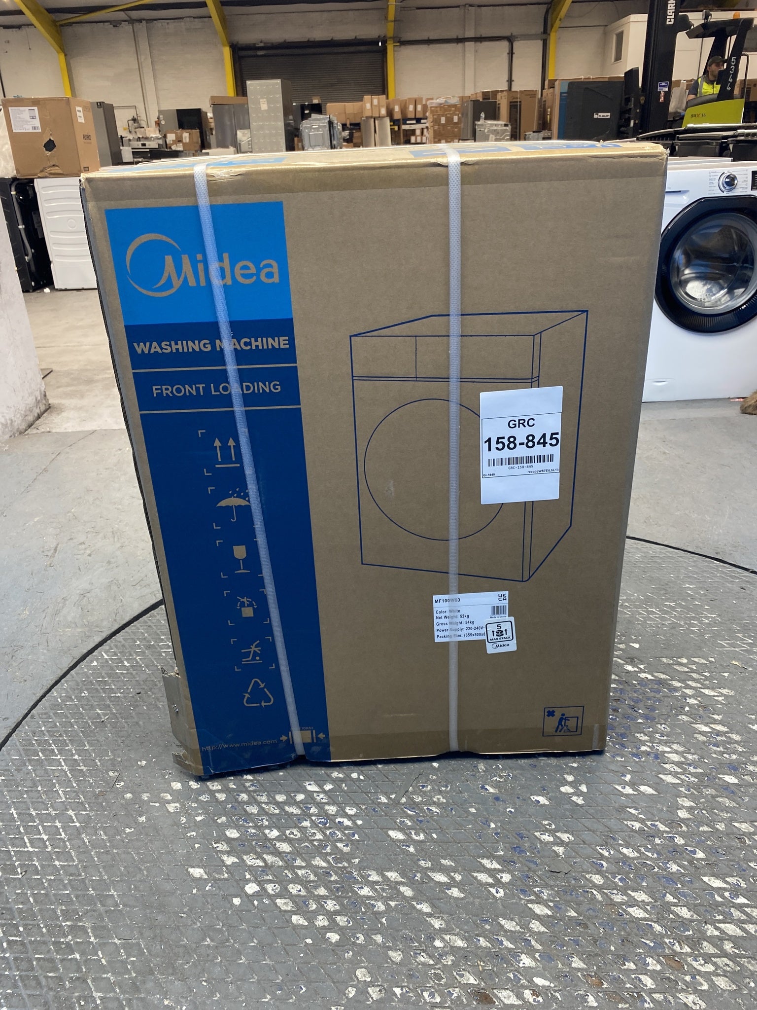 #GRC-158-845 - Midea MF100W60 6kg 1000 Spin Washing Machine with Lunar Dial