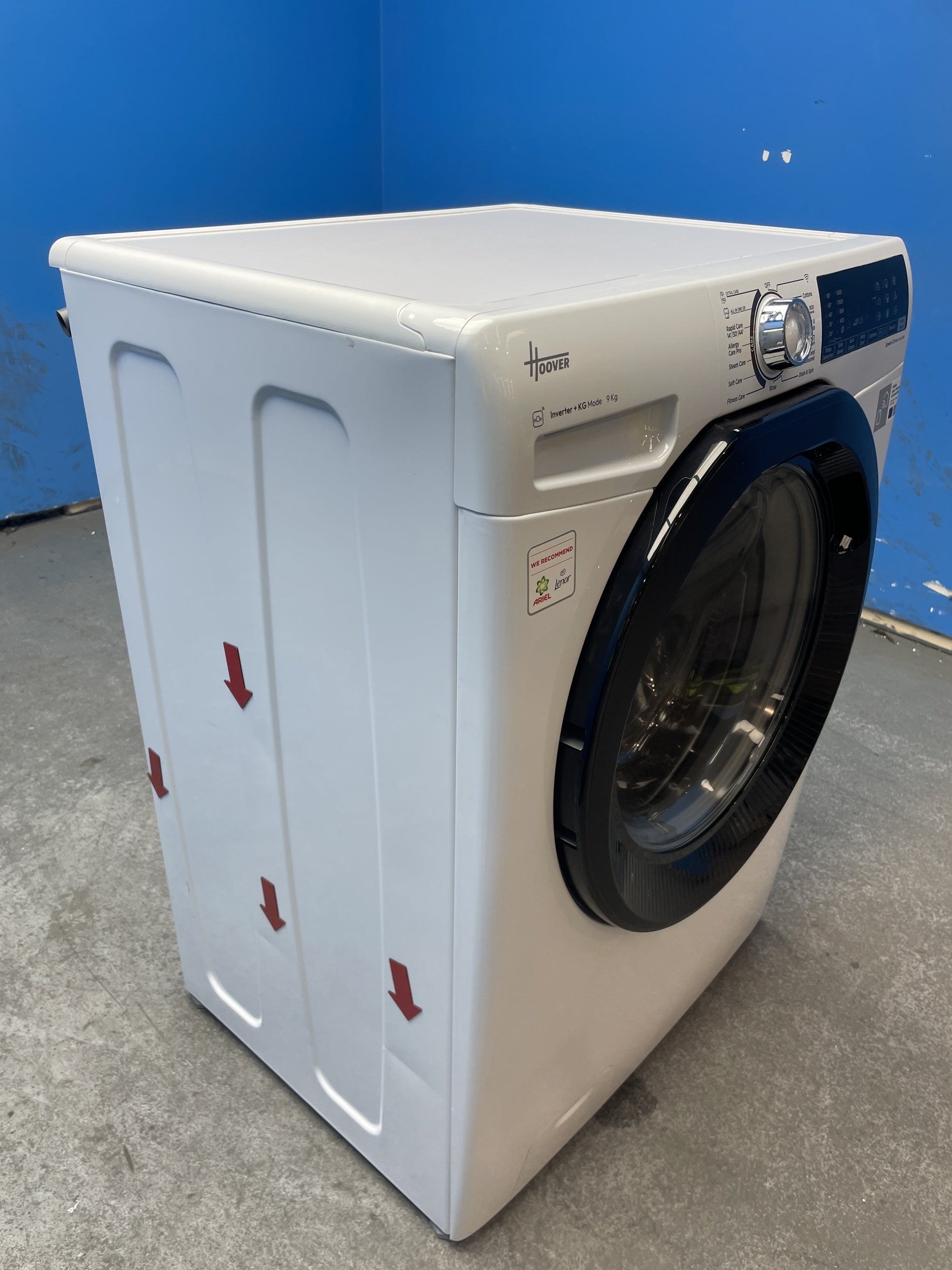 #GRC-158-350 - Hoover H3WPS496TAMB6 9kg 1400 Spin Washing Machine