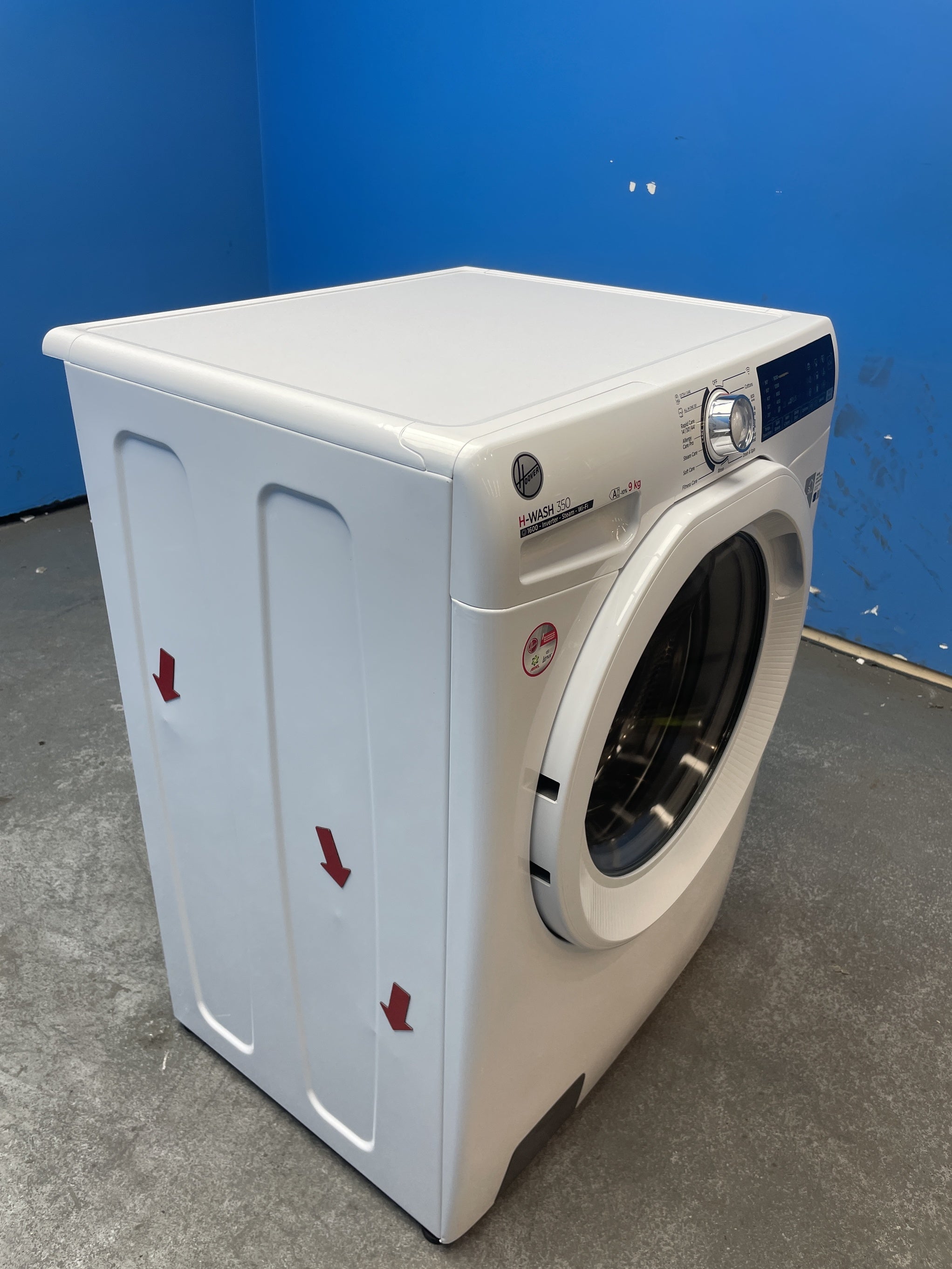 #GRC-159-525 - Hoover H-WASH 350 H3WPS696TAM6-80 9kg 1600rpm Washing Machine