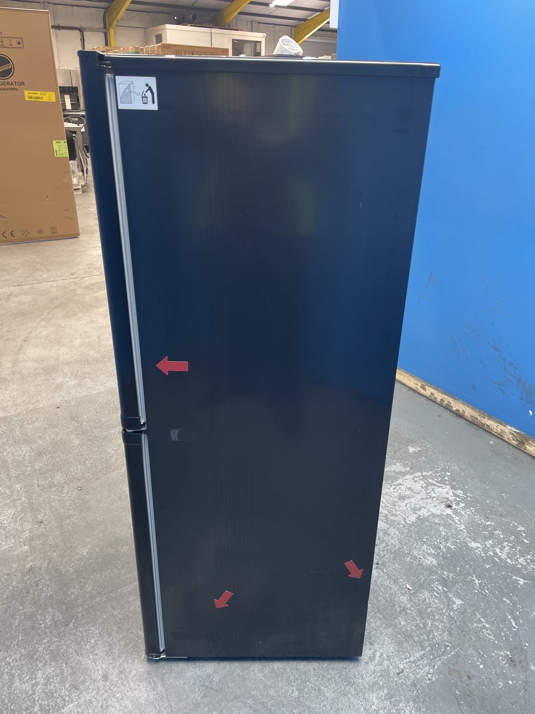 #GRC-153-848 - Candy CCH1S513EBK 185 Litre Combi Fridge Freezer