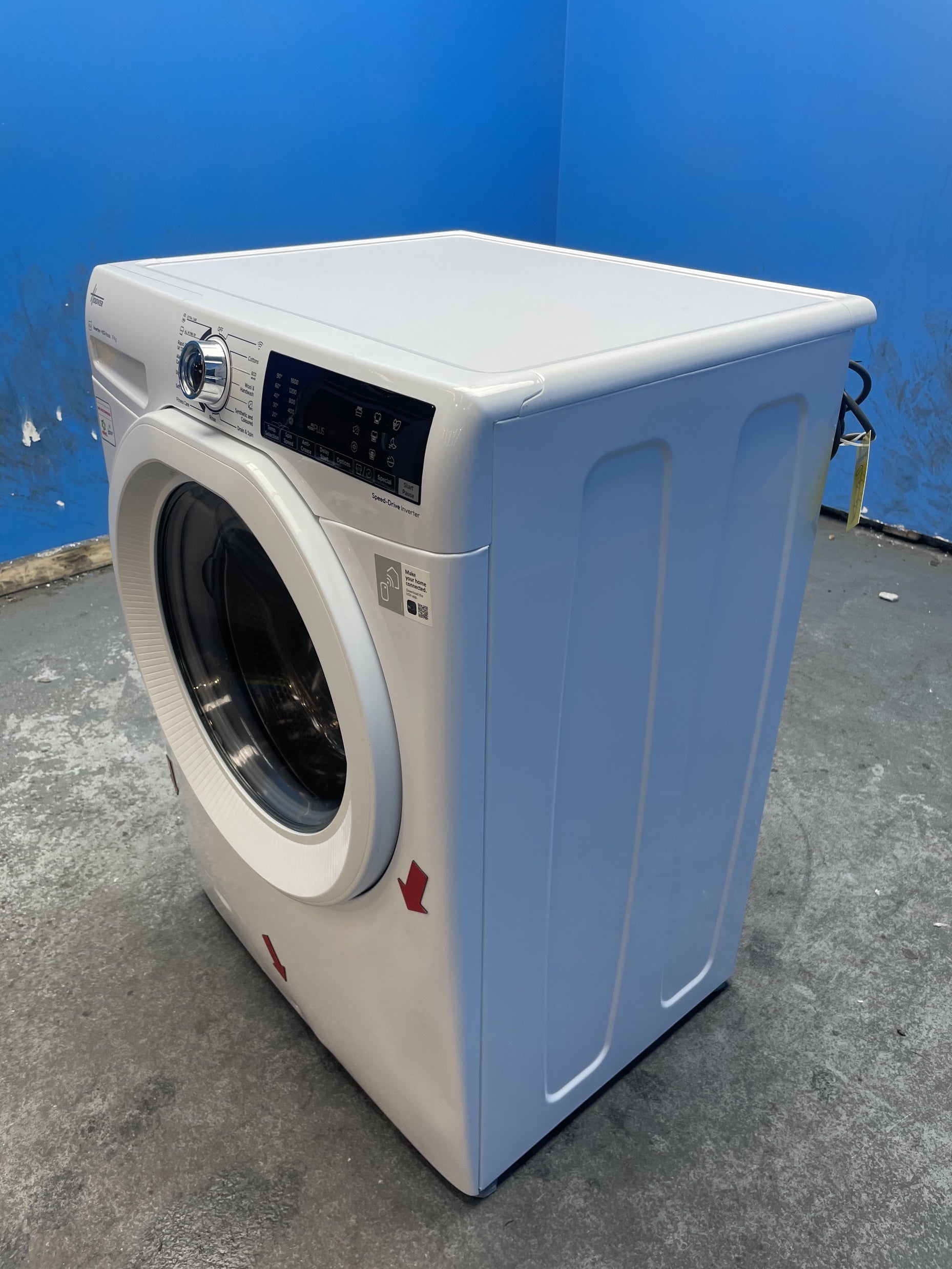 #GRC-160-107 - Hoover H-WASH 350 H3WPS696TAM6-80 9kg 1600rpm Washing Machine