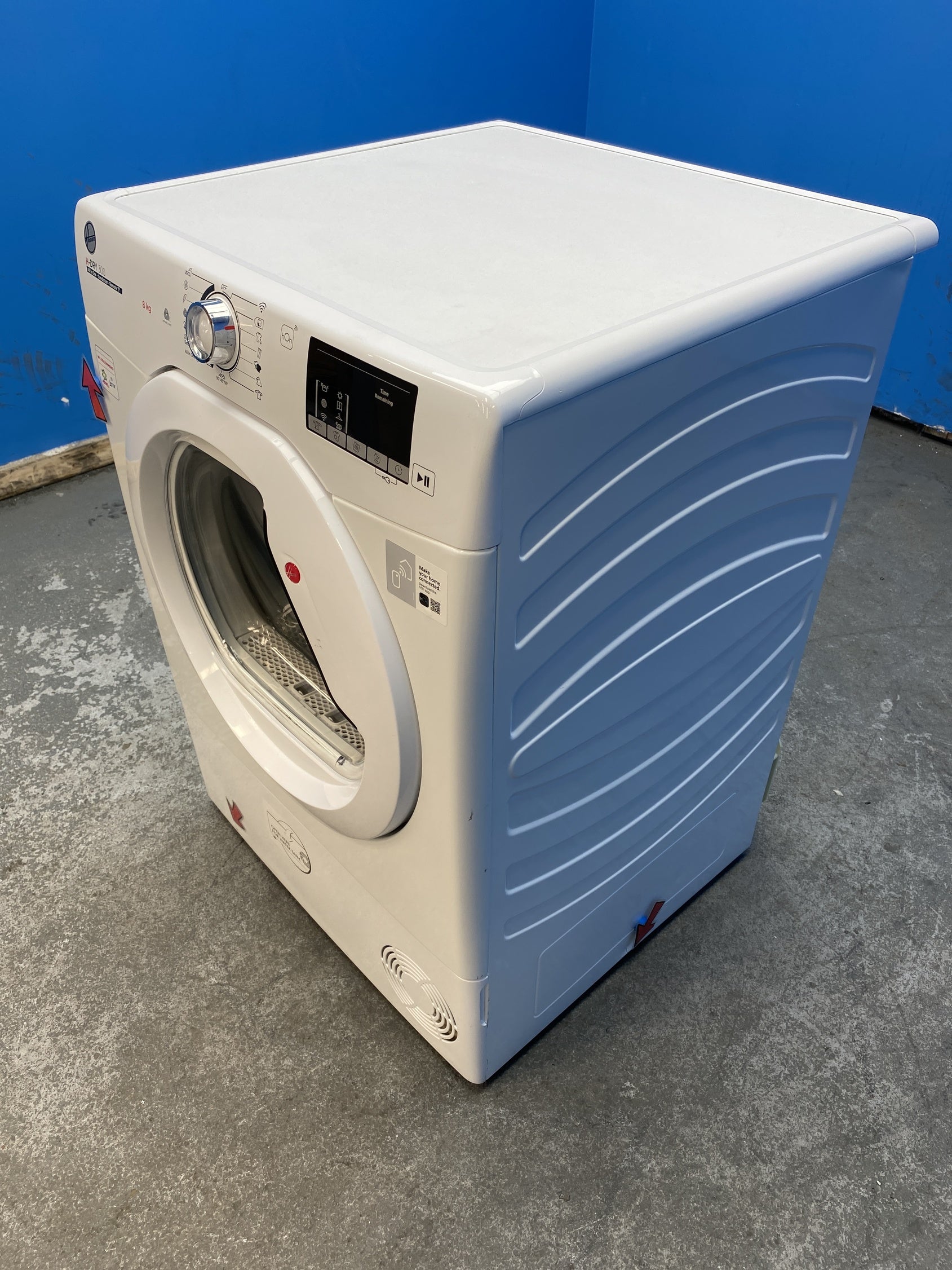#GRC-156-383 - Hoover HLEC8DG 8kg Condenser Tumble Dryer