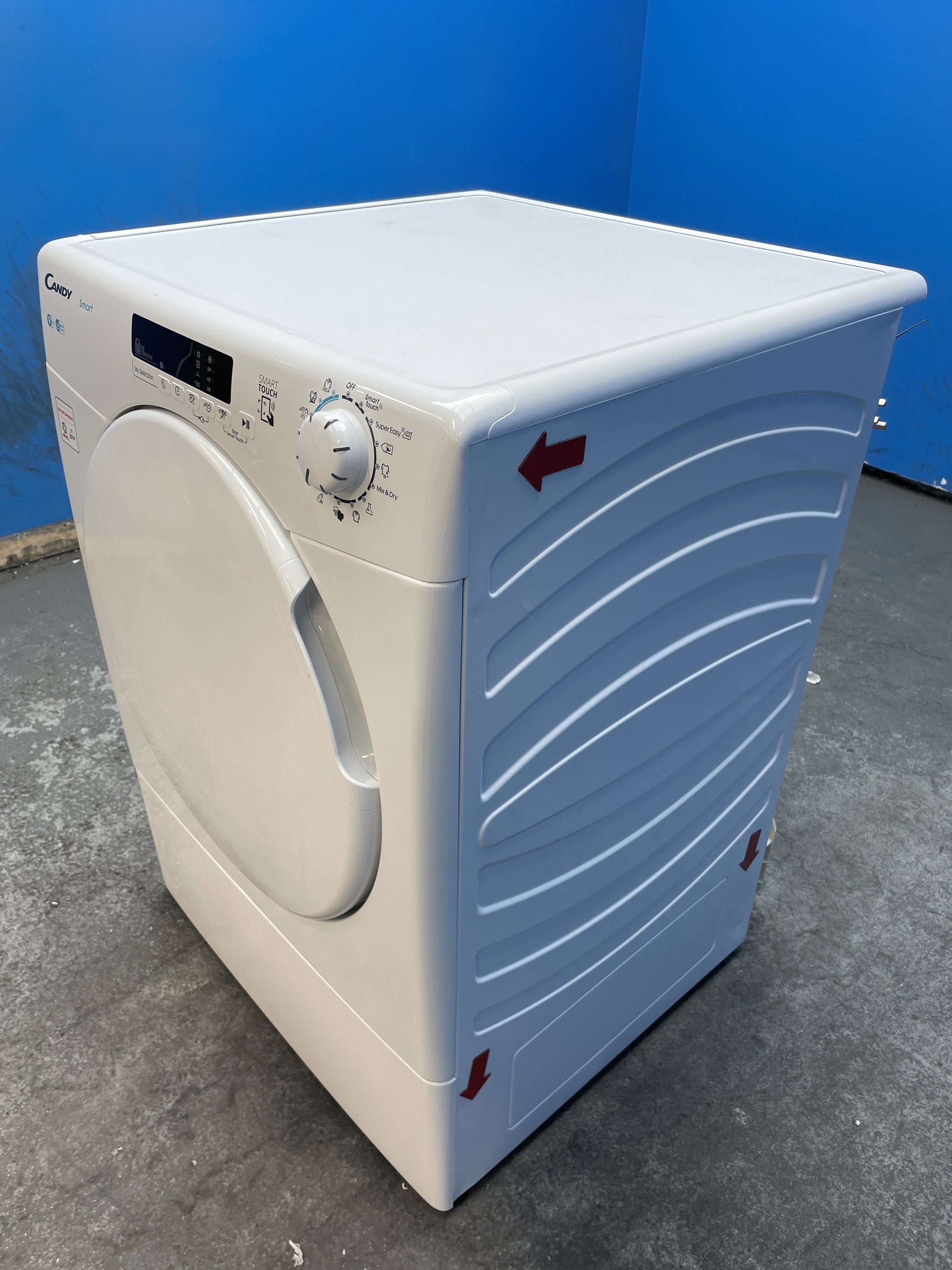 #GRC-160-338 - Candy CSE V9DF-80 9kg Vented Smart Tumble Dryer