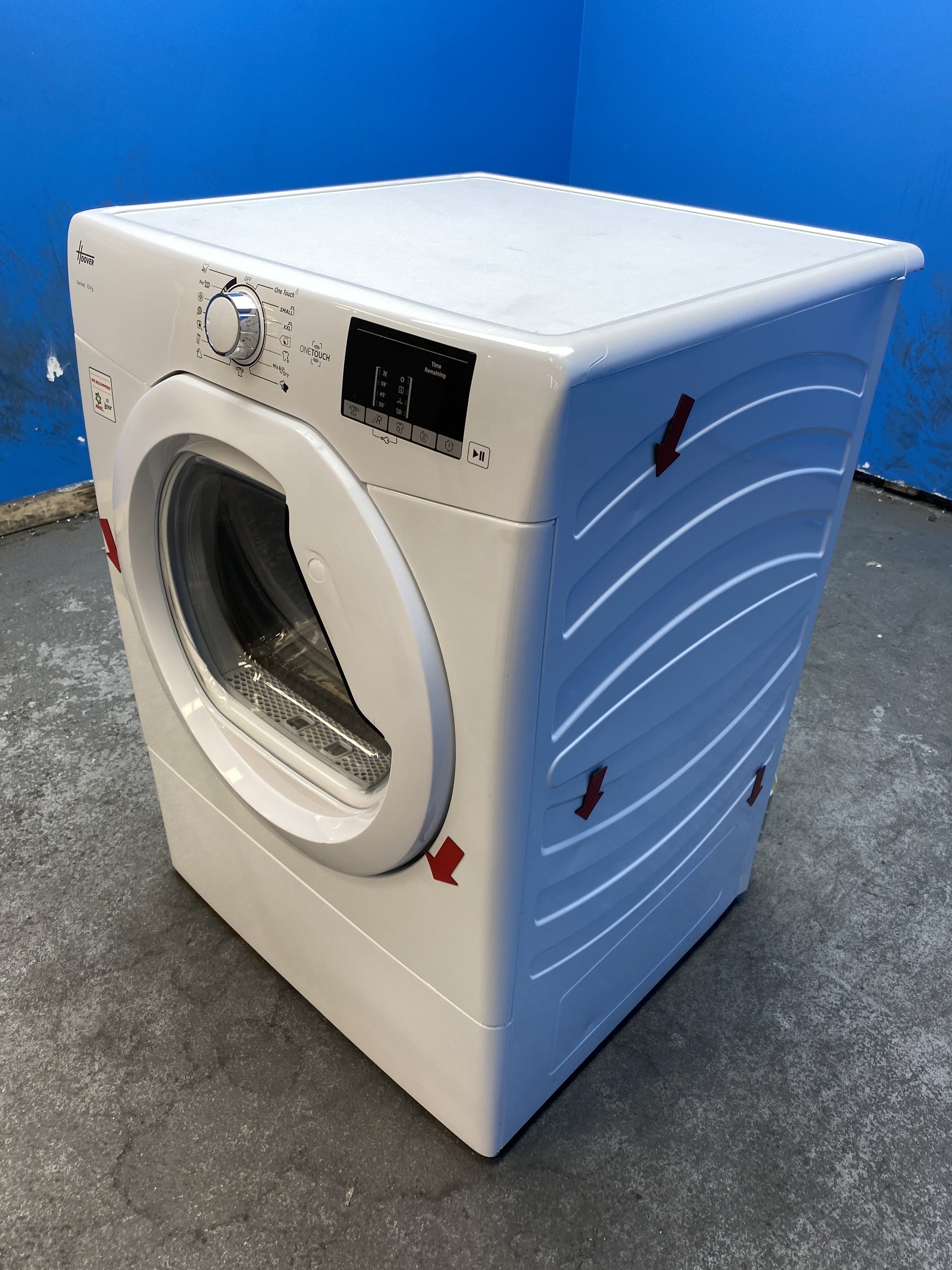 #GRC-159-237 - Hoover HLE V10DG-80 10kg Vented Tumble Dryer