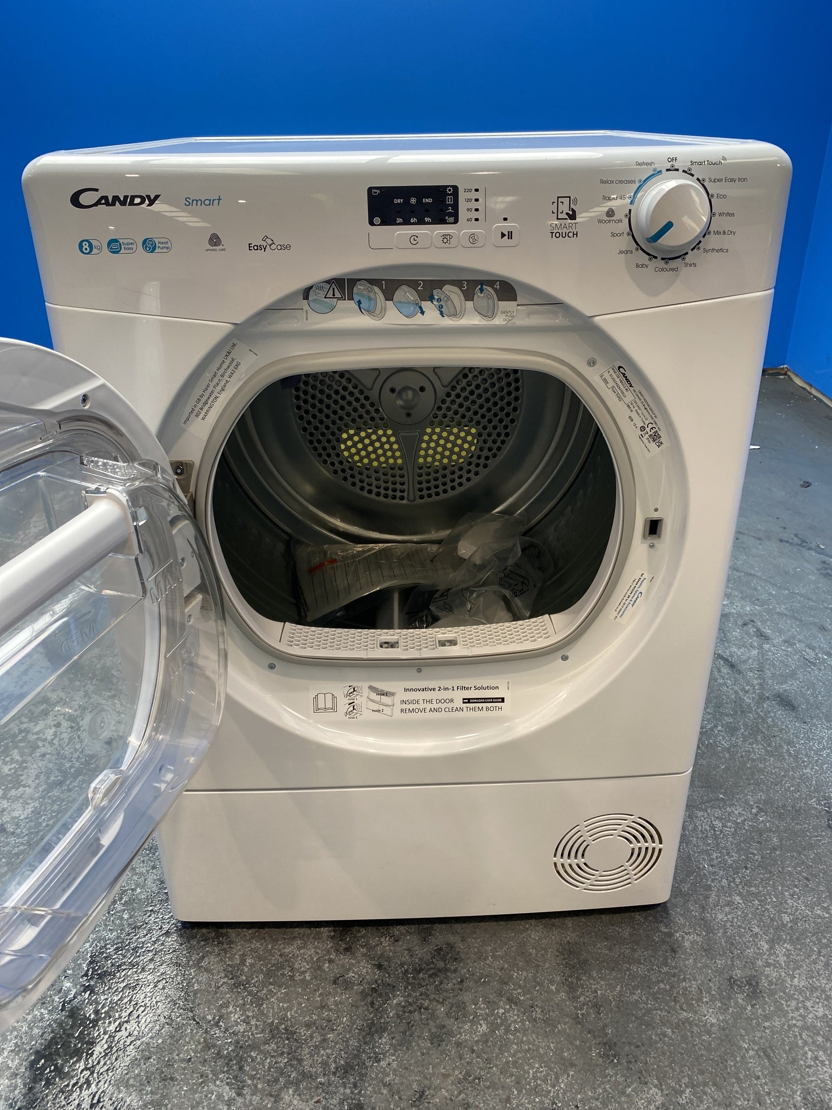 #GRC-155-596 - Candy CSE H8A2LE-80 Smart 8kg Heat Pump Tumble Dryer