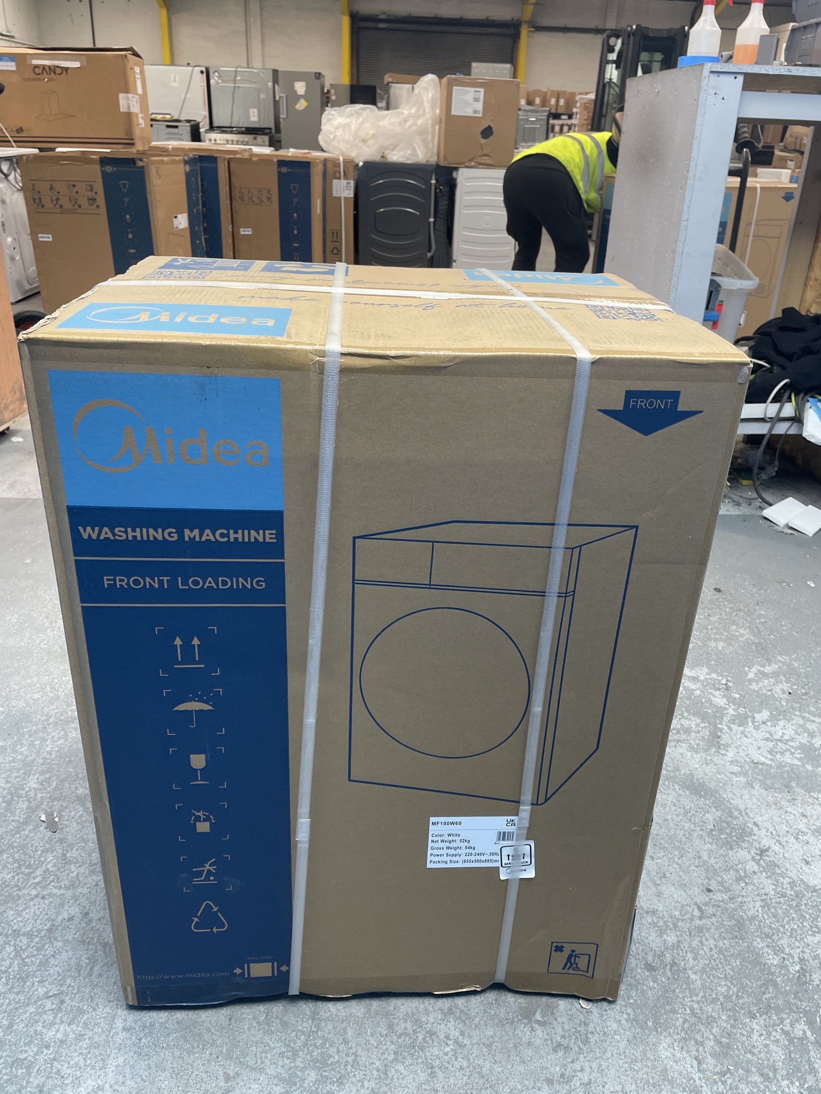 #GRC-158-852 - Midea MF100W60 6kg 1000 Spin Washing Machine with Lunar Dial