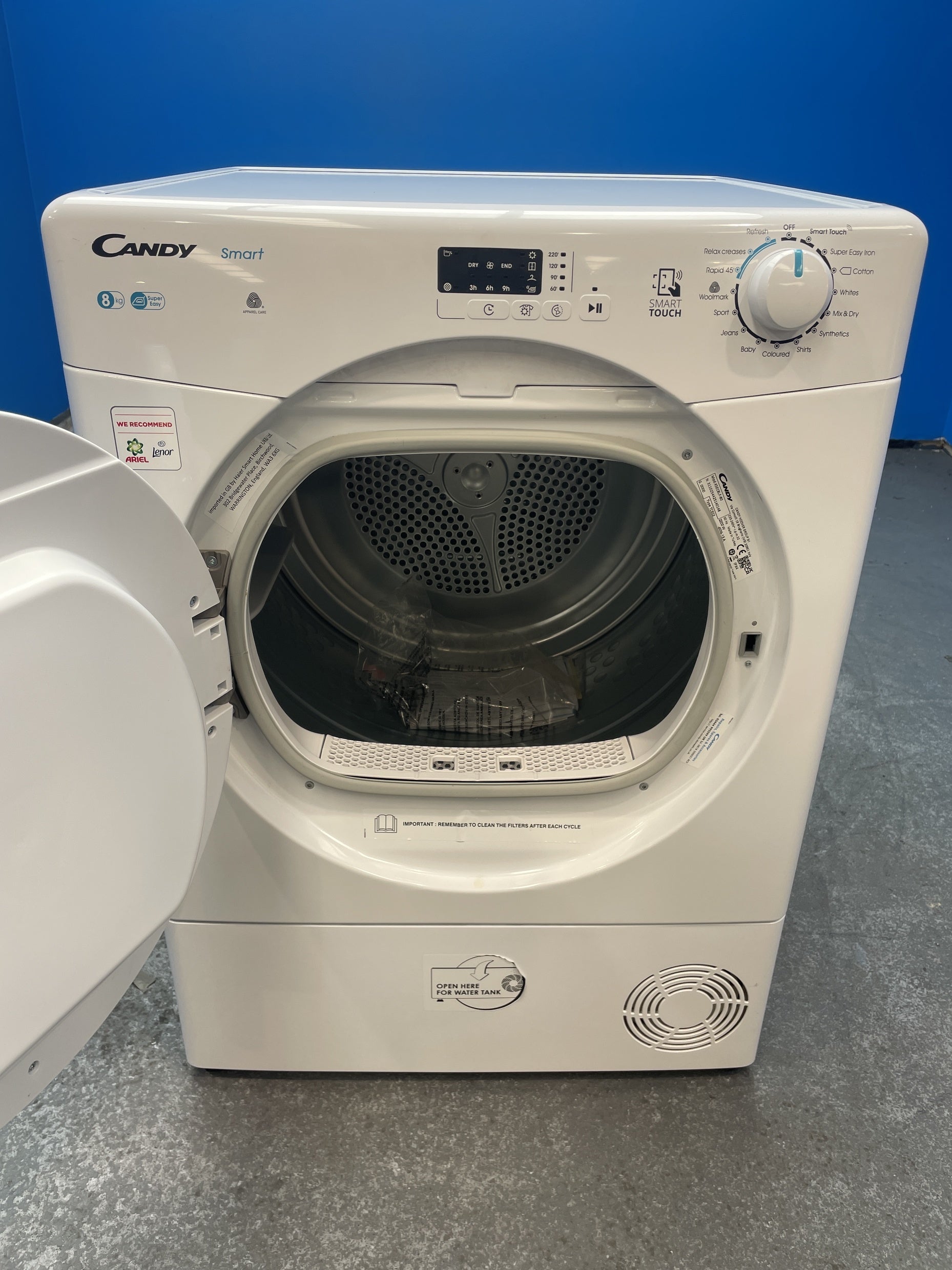 #GRC-154-329 - Candy KSEC8LF 8kg Smart Condenser Tumble Dryer