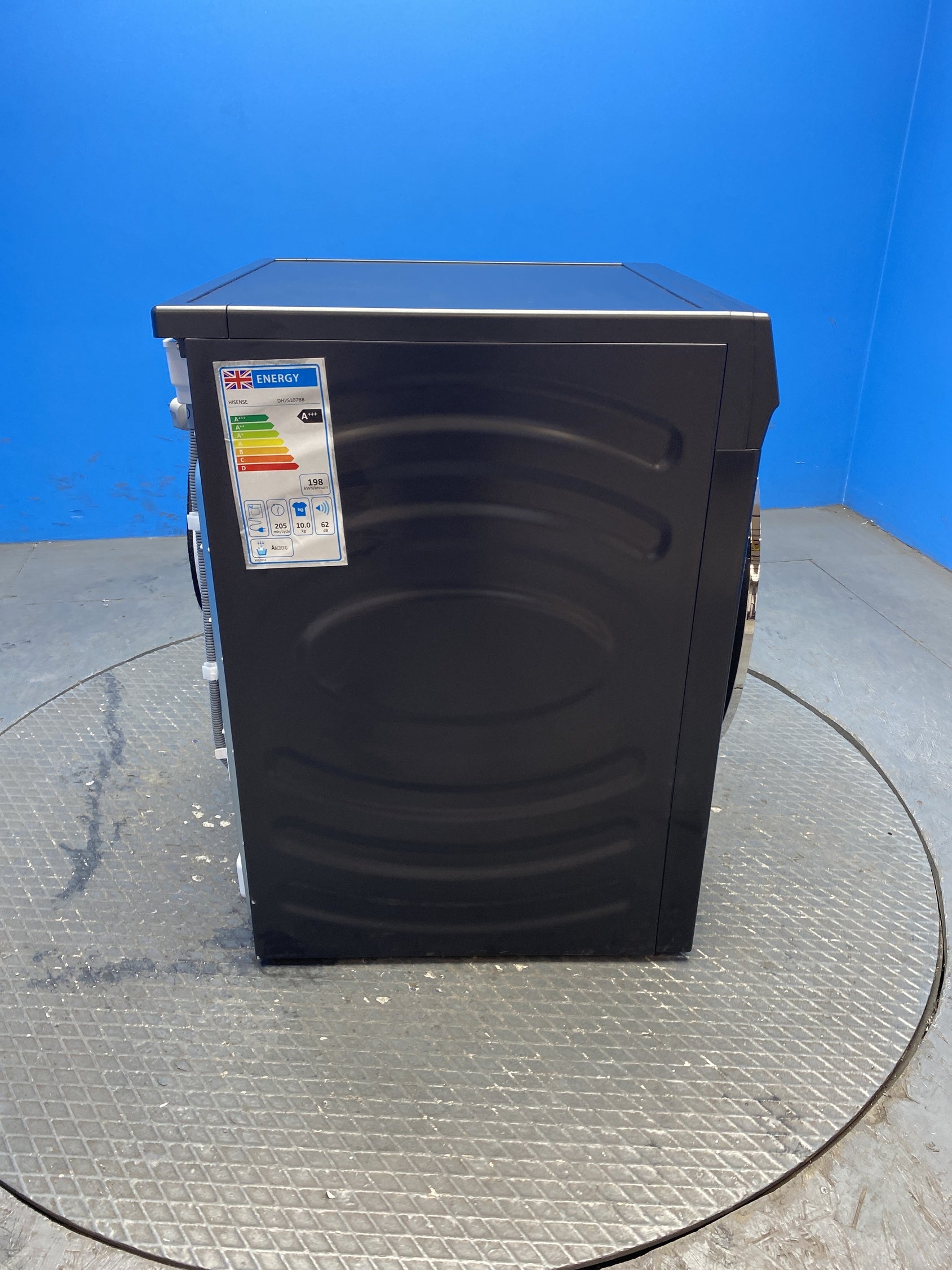 Hisense DH7S107BB 7S Series 10kg Heat Pump Tumble Dryer