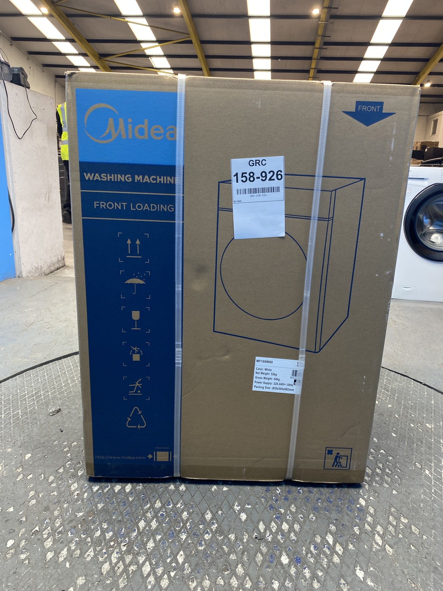 #GRC-158-926 - Midea MF100W60 6kg 1000 Spin Washing Machine with Lunar Dial