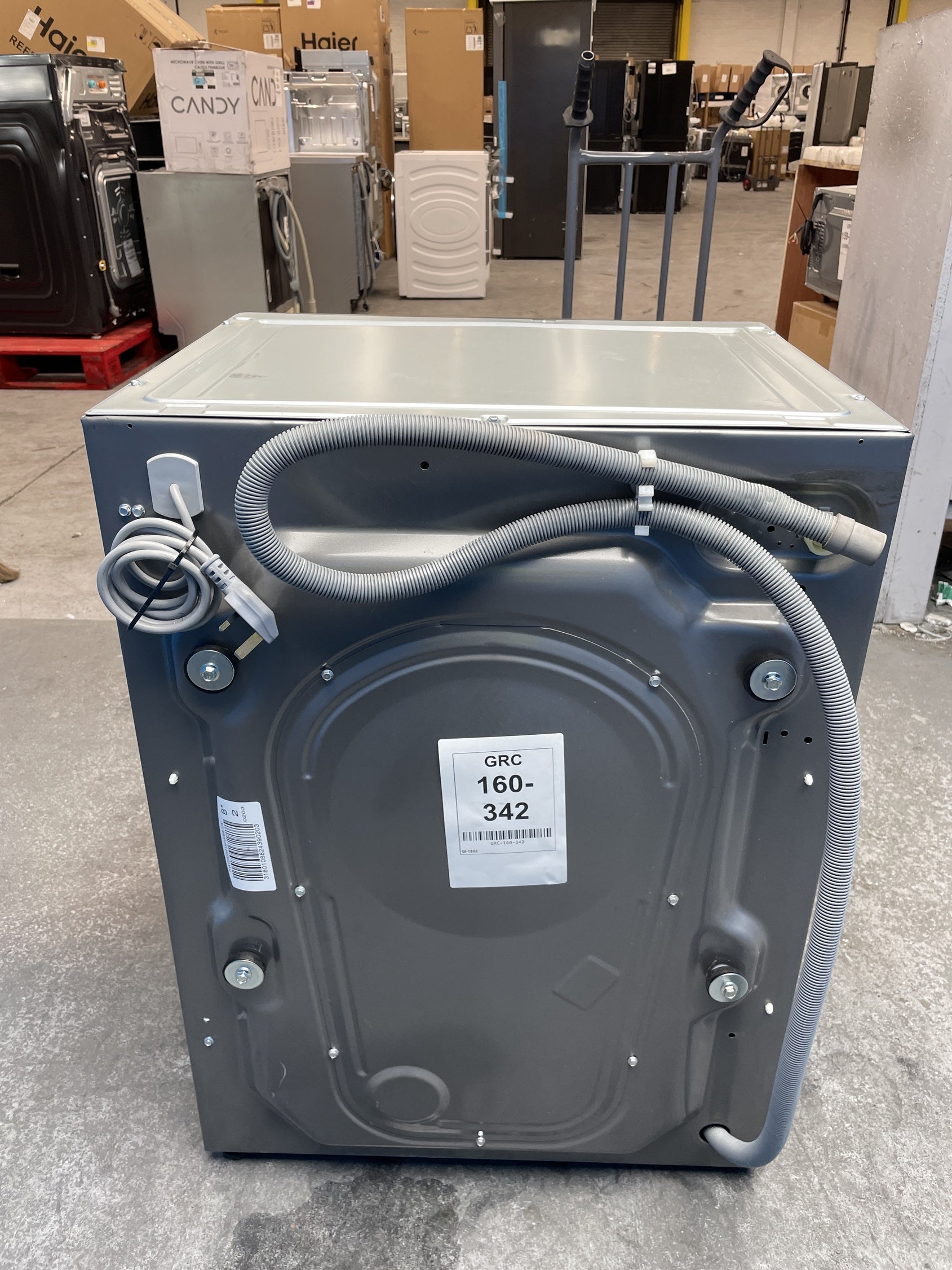 #GRC-160-342 - Haier HWQ90B416FWBR Series 4 Integrated 9kg 1600 Spin Washing Machine