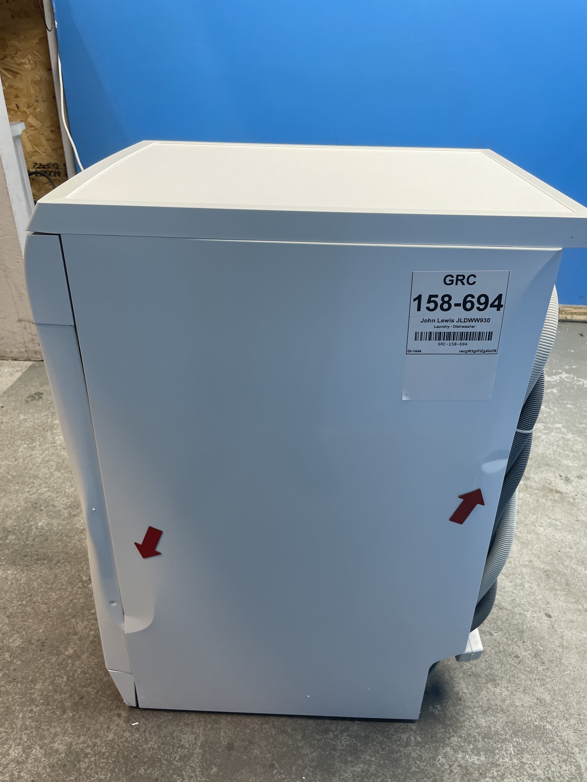 #GRC-158-694 - John Lewis JLDWW930 10 Place Slimline Dishwasher