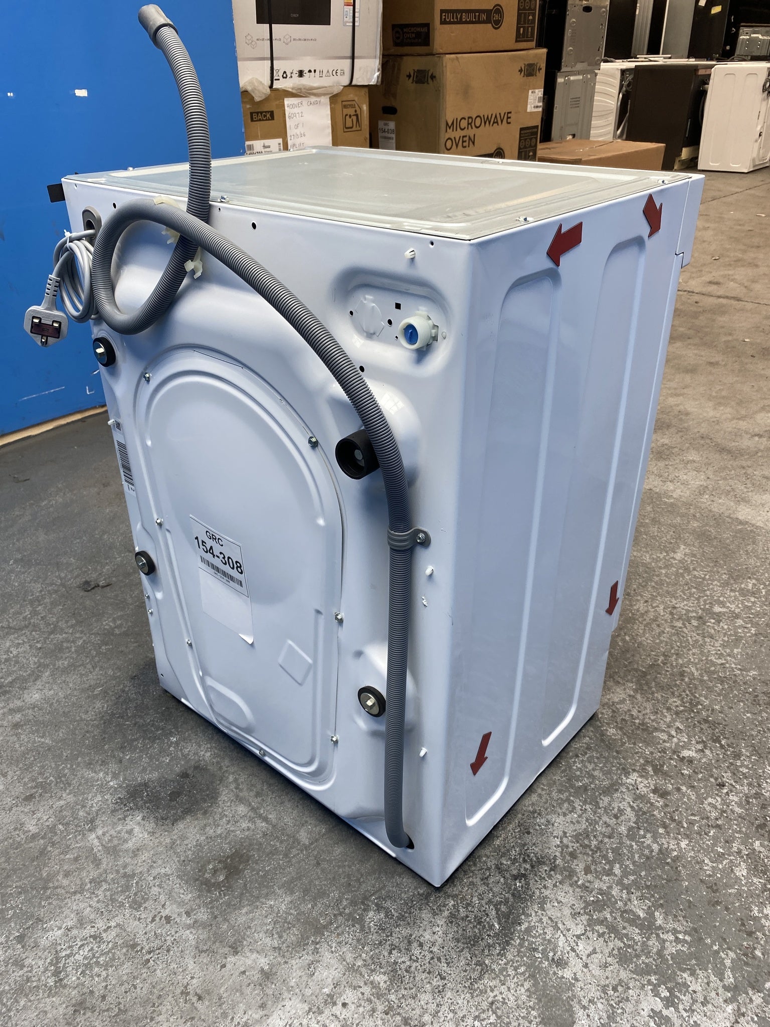 #GRC-154-308 - Hoover H-WASH 400 BH4S49M6D9J-80 9kg 1400rpm Integrated Washing Machine