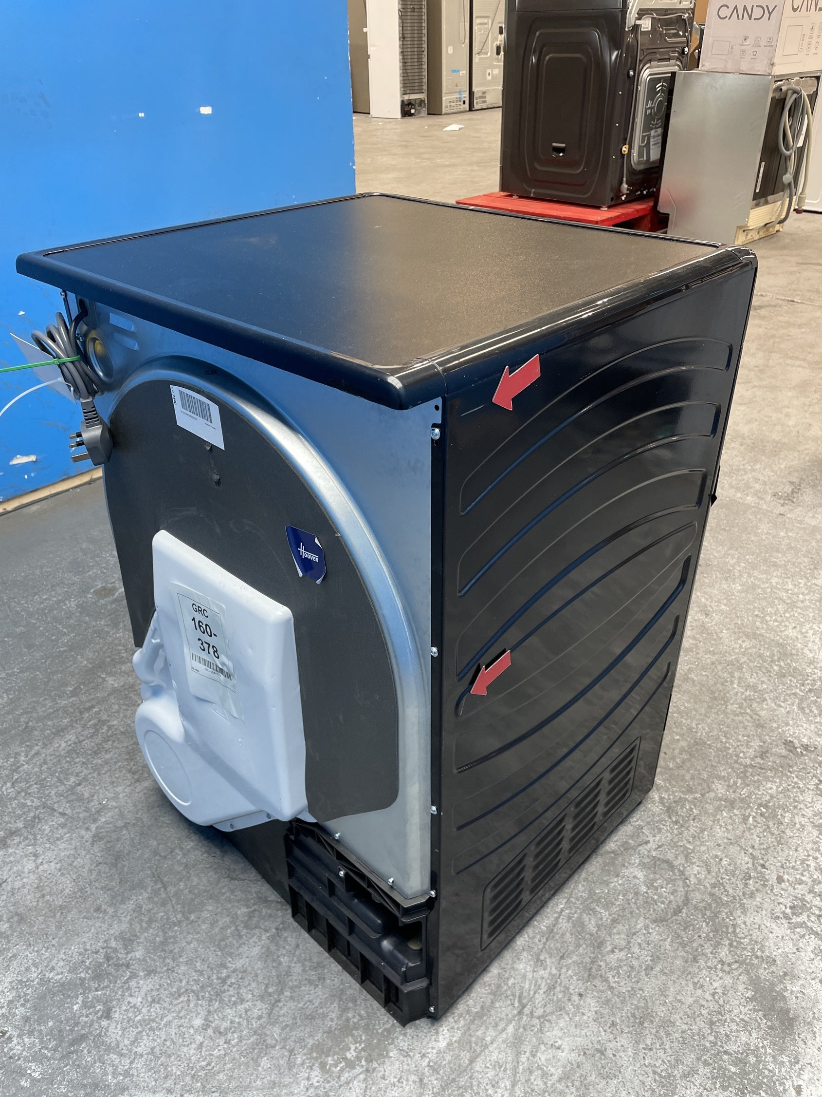 #GRC-160-378 - Hoover H-DRY 300 HLE C9DGB 9kg Condenser Tumble Dryer