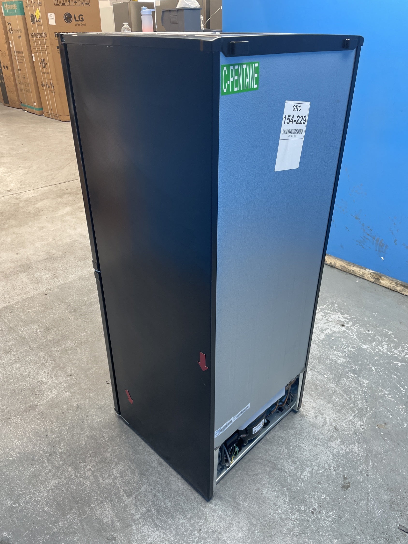 #GRC-154-229 - Candy CCH1S513EBK 185 Litre Combi Fridge Freezer