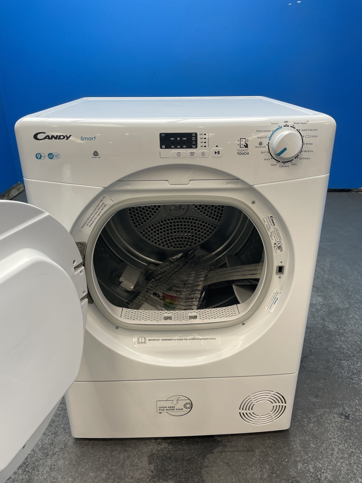 #GRC-163-105 - Candy CSEC9LF-80 9kg Vented Tumble Dryer