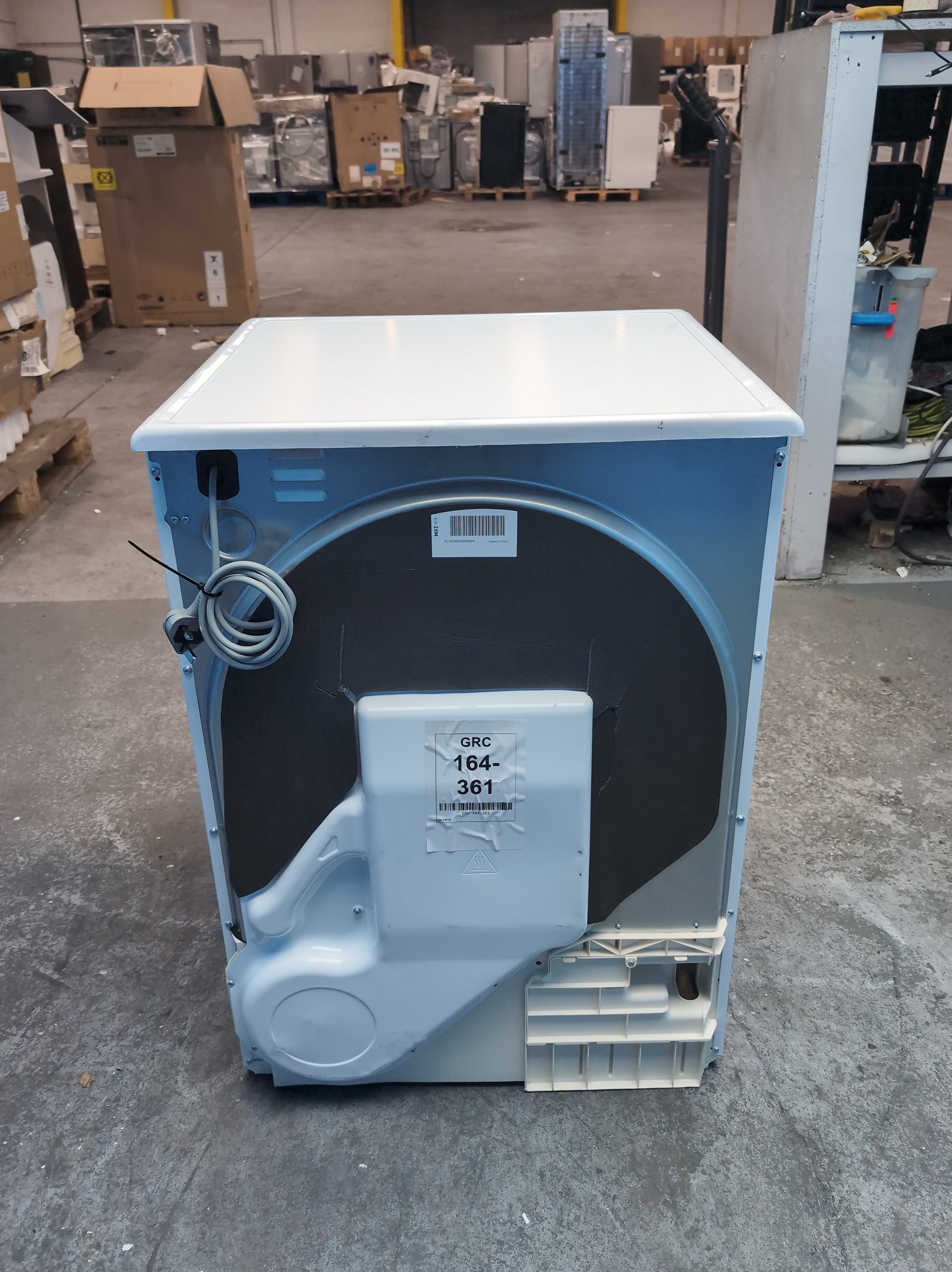 #GRC-164-361 - Candy Smart 9kg Condenser Tumble Dryer – WiFi Connected, White, G Energy Rating