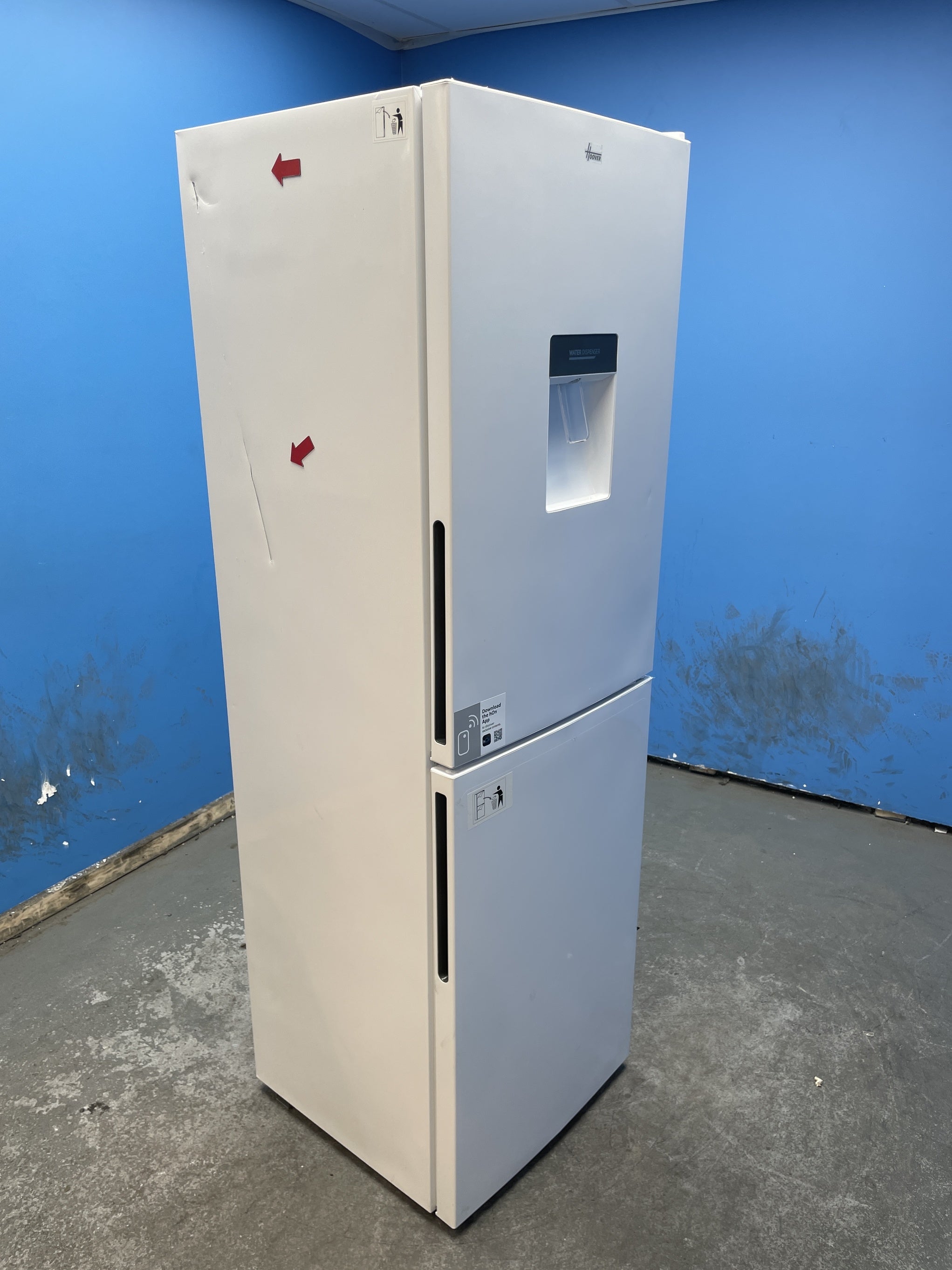#GRC-160-430 - Hoover HOCT3L517EWWK-1 246 Litre Low Frost Combi Fridge Freezer