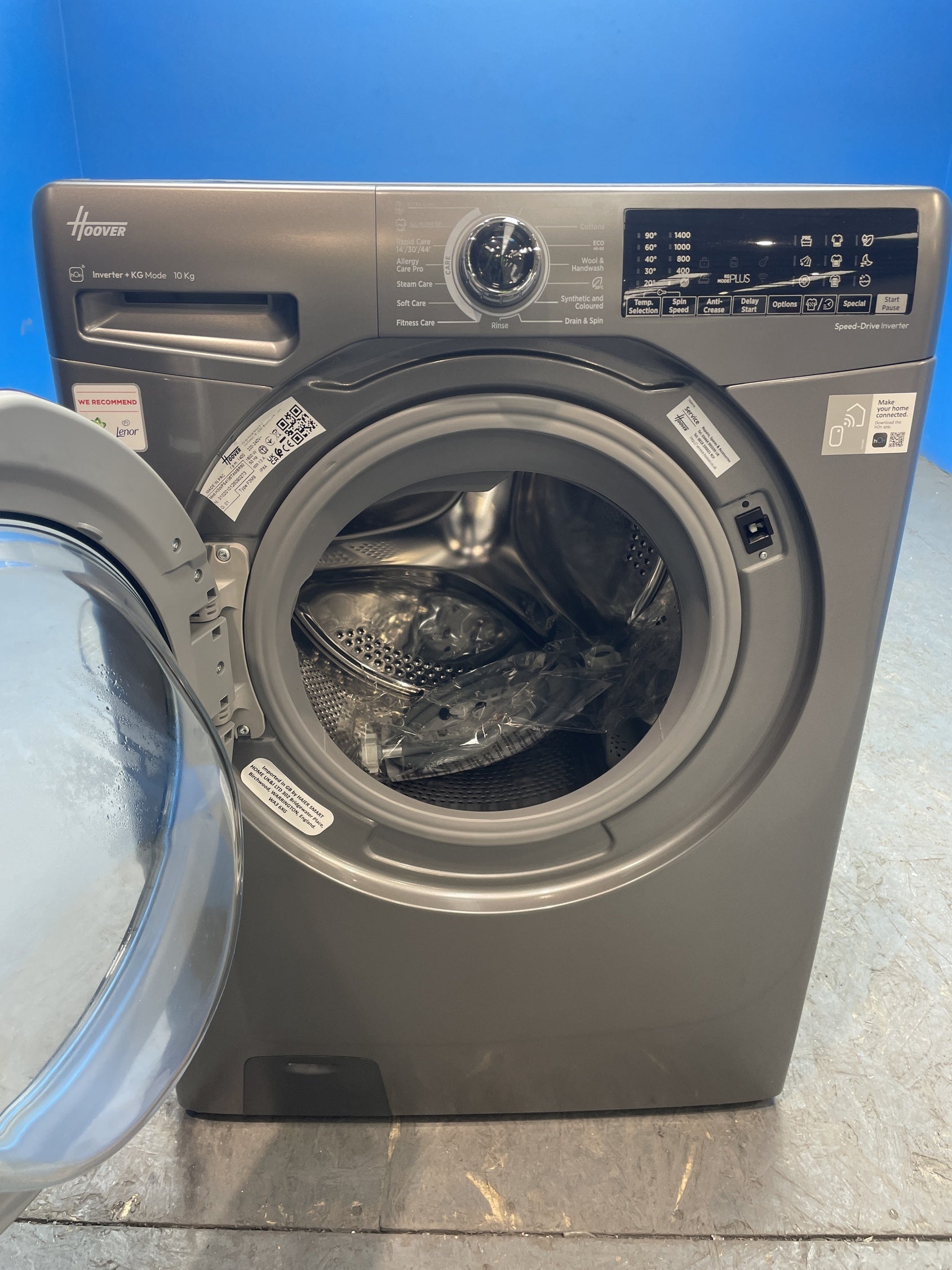#GRC-156-052 - Hoover H3B13WPS4106TAMBR 10kg 1400 Spin Washing Machine