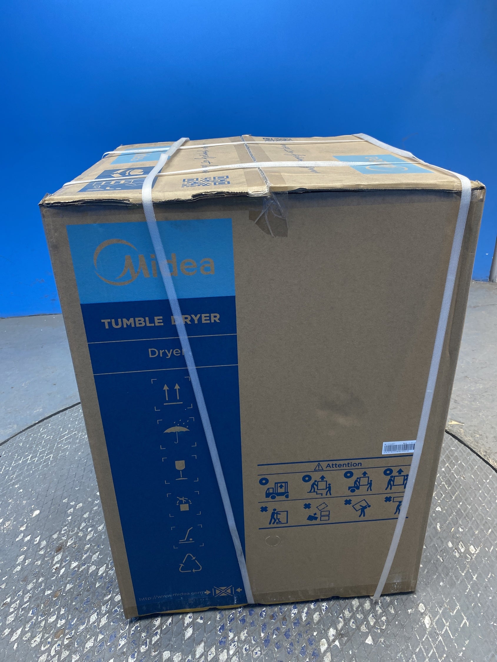 #GRC-158-846 - Midea MD200H80WB/W-UK 8kg Smart Sensor Heat Pump Tumble Dryer