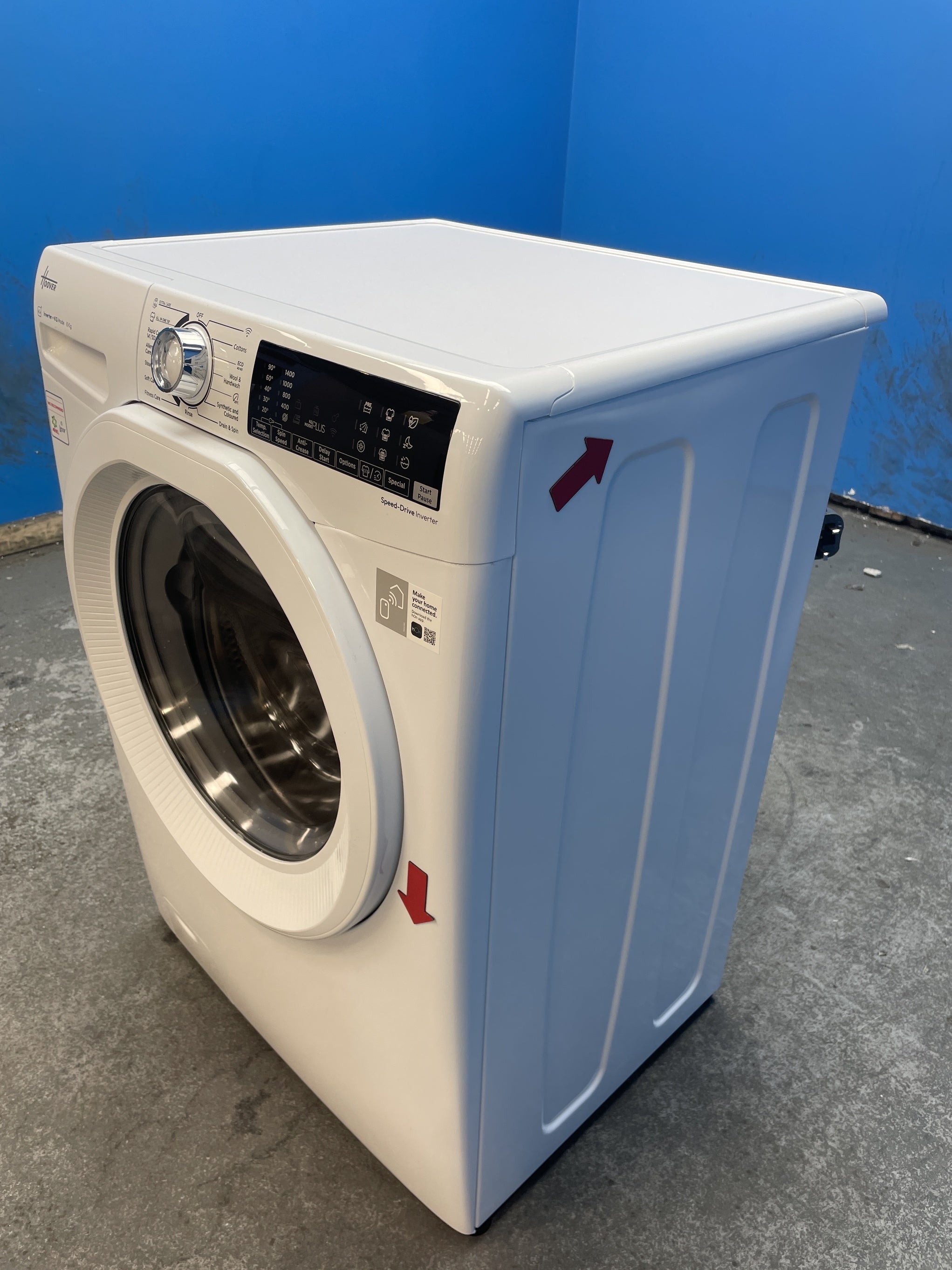 #GRC-159-713 - Hoover H3WPS486TAM6 8kg 1400 Spin Washing Machine