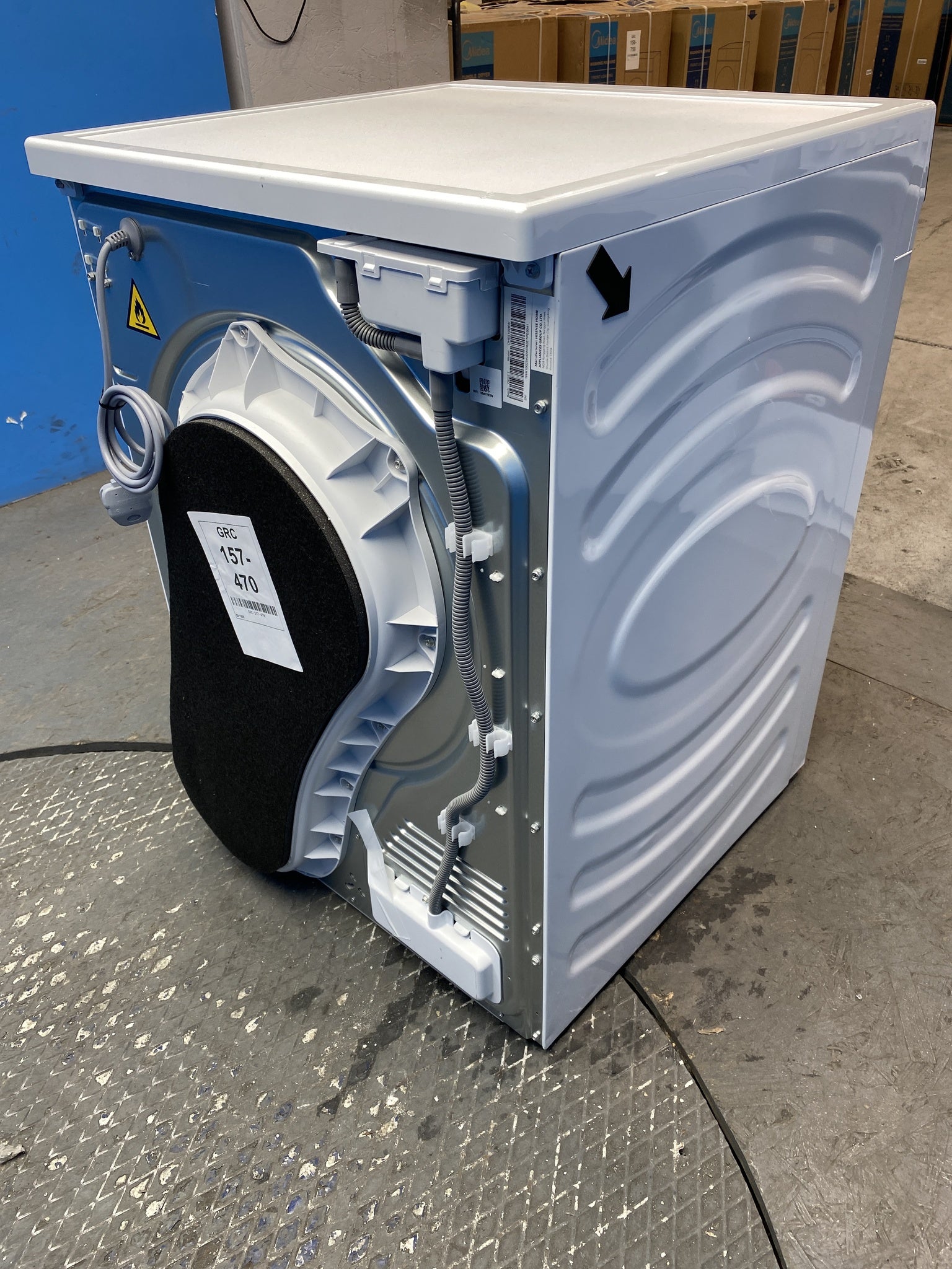 #GRC-157-470 - Hisense DH5S102BW 10kg Heat Pump Tumble Dryer