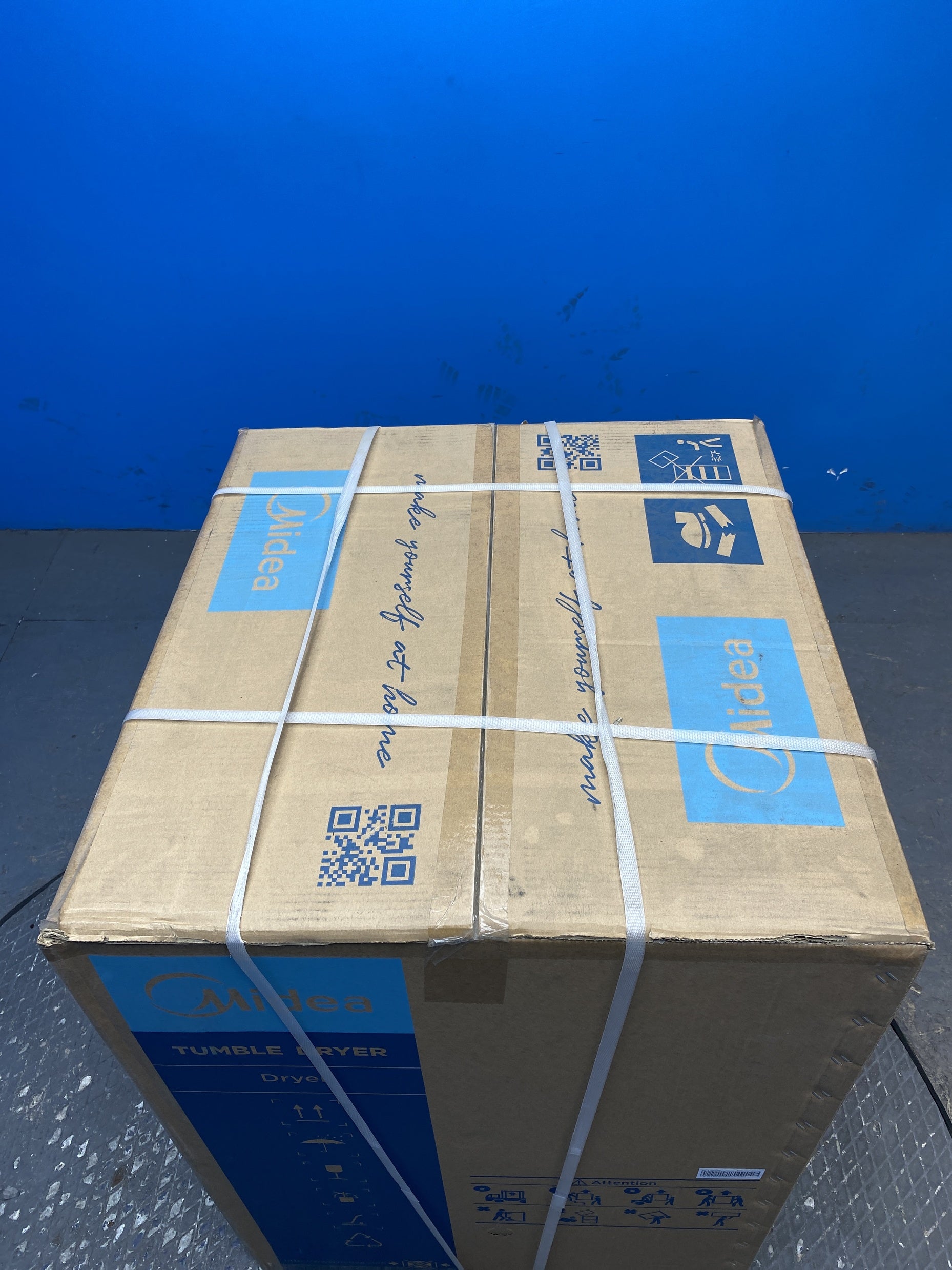 #GRC-158-849 - Midea MD200H80WB/W-UK 8kg Smart Sensor Heat Pump Tumble Dryer