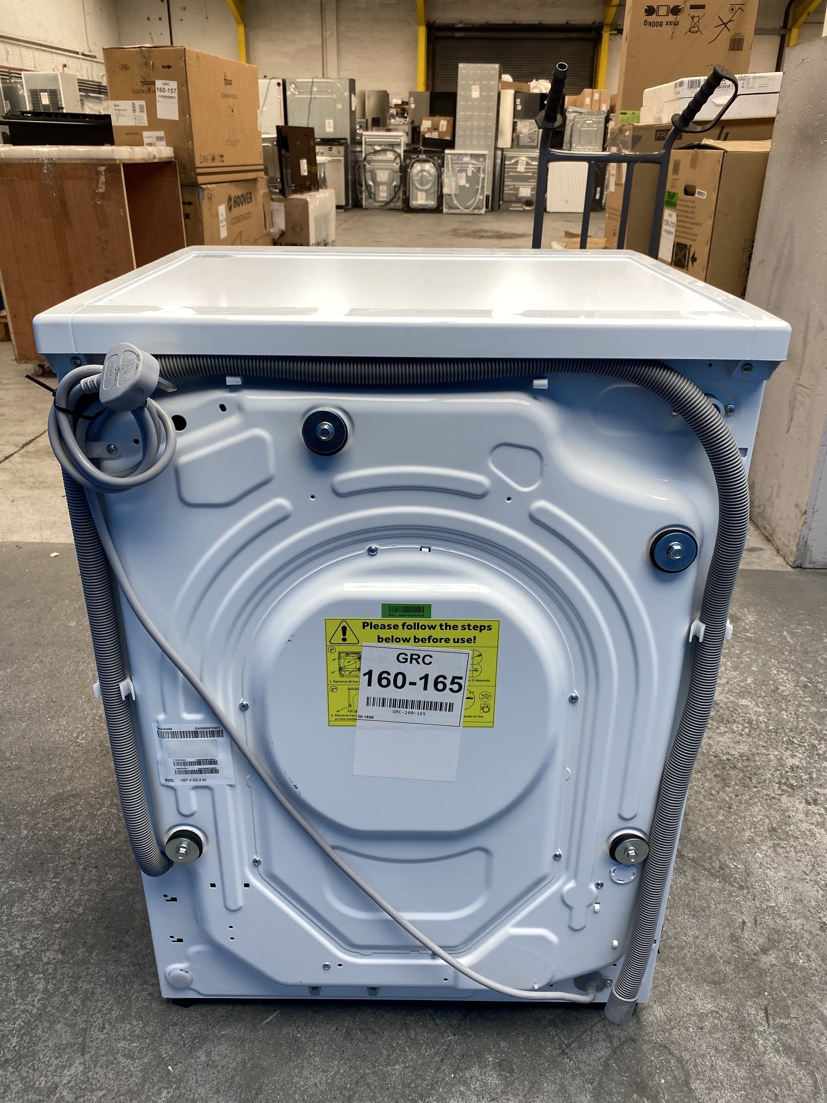 #GRC-160-165 - Hoover Series 5 HBP410BL8-80 Pro Wash 10kg 1400rpm Washing Machine
