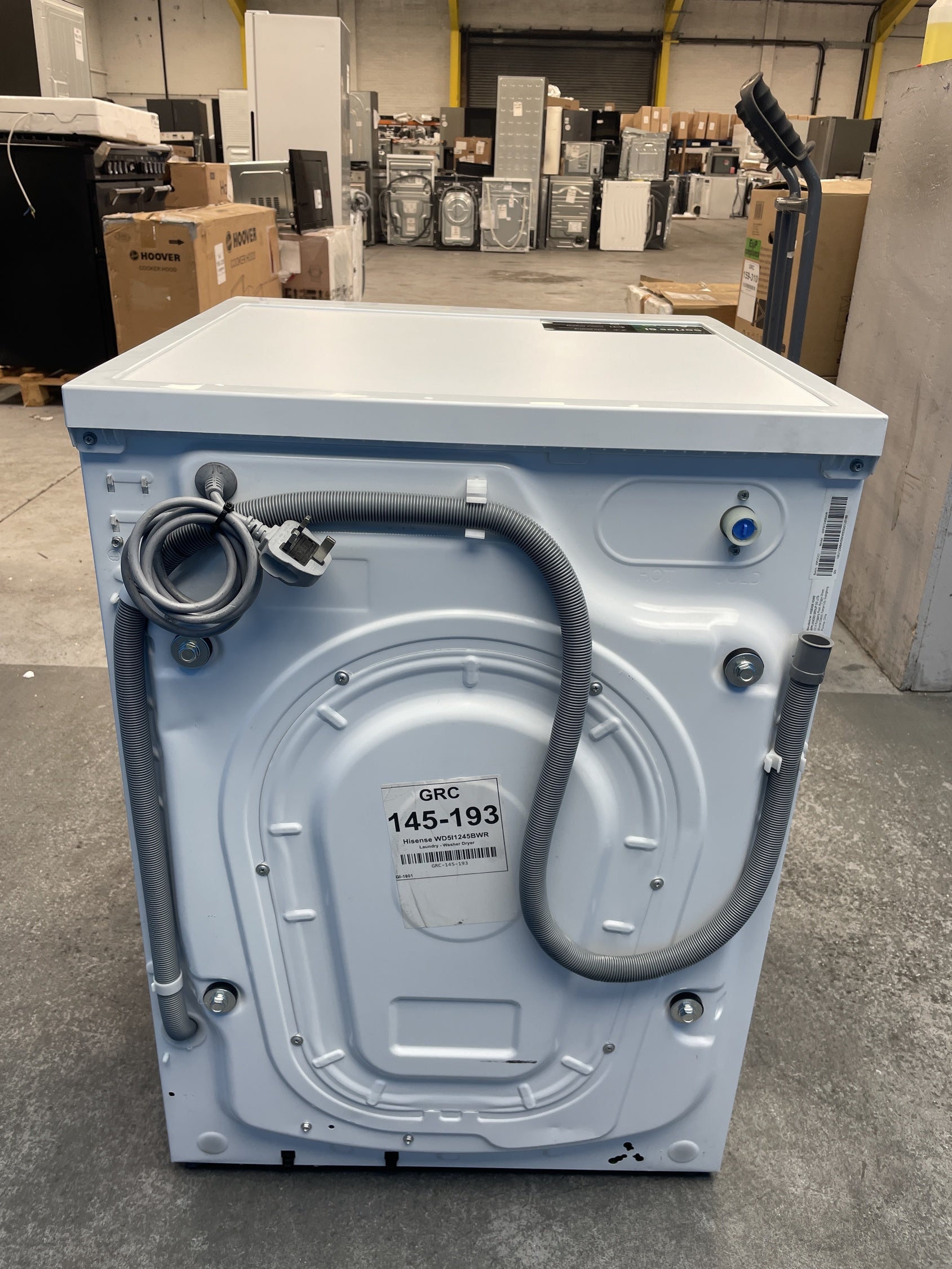 #GRC-145-193 - Hisense 5i Series WF5I1245BWR 12kg 1400rpm Washing Machine