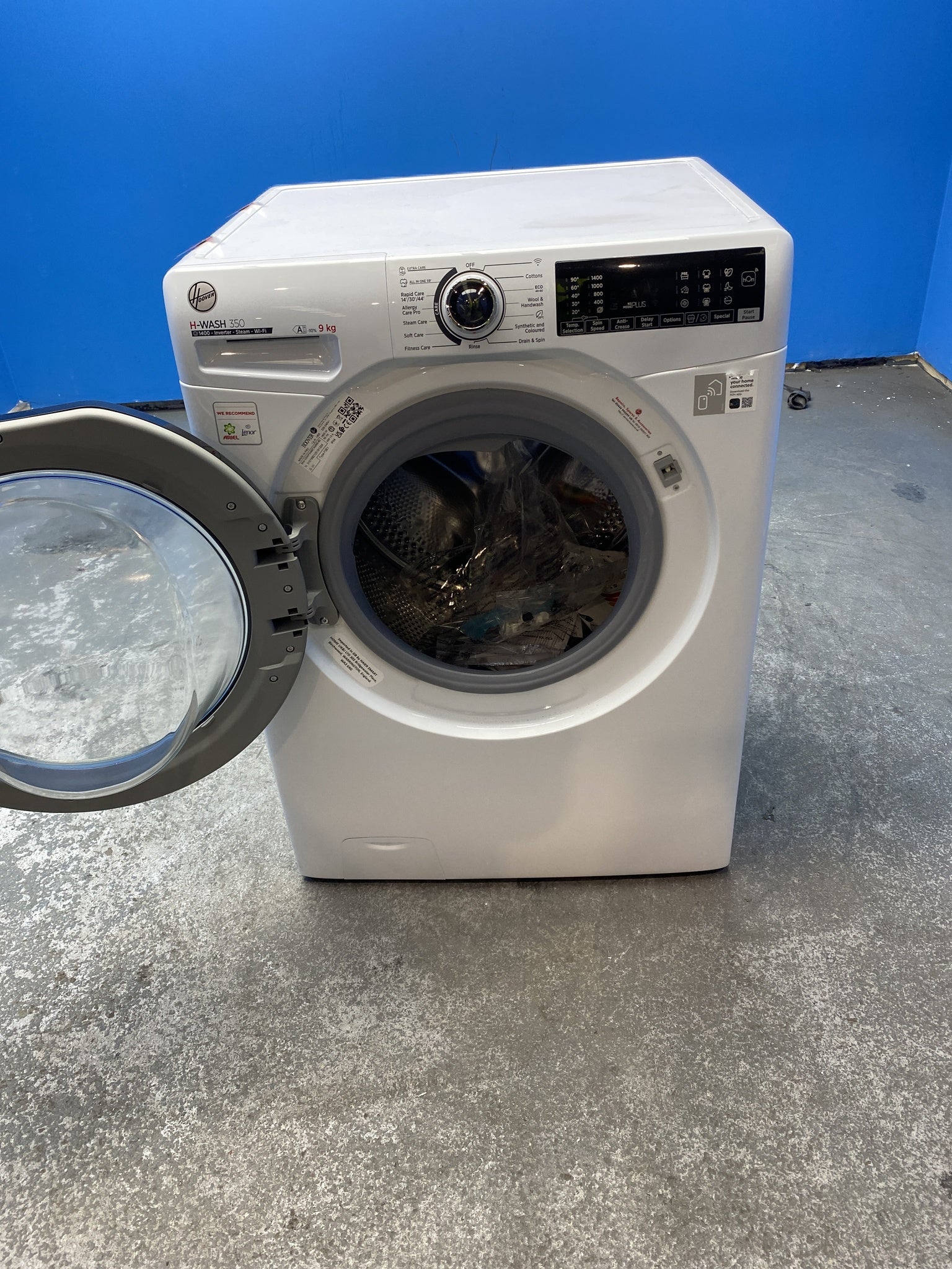 #GRC-156-403 - Hoover H3WPS496TAMB6 9kg 1400 Spin Washing Machine