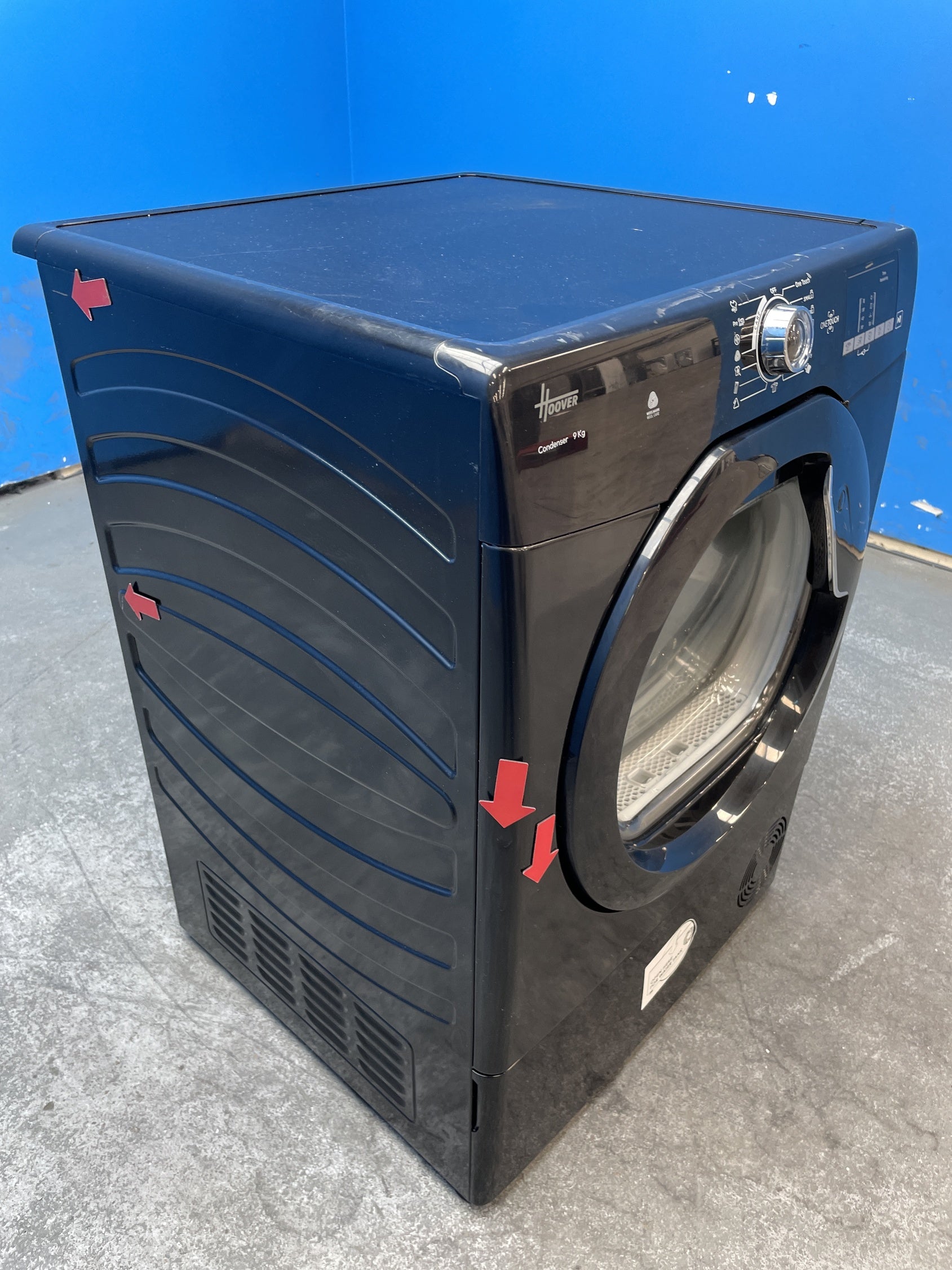 #GRC-160-378 - Hoover H-DRY 300 HLE C9DGB 9kg Condenser Tumble Dryer