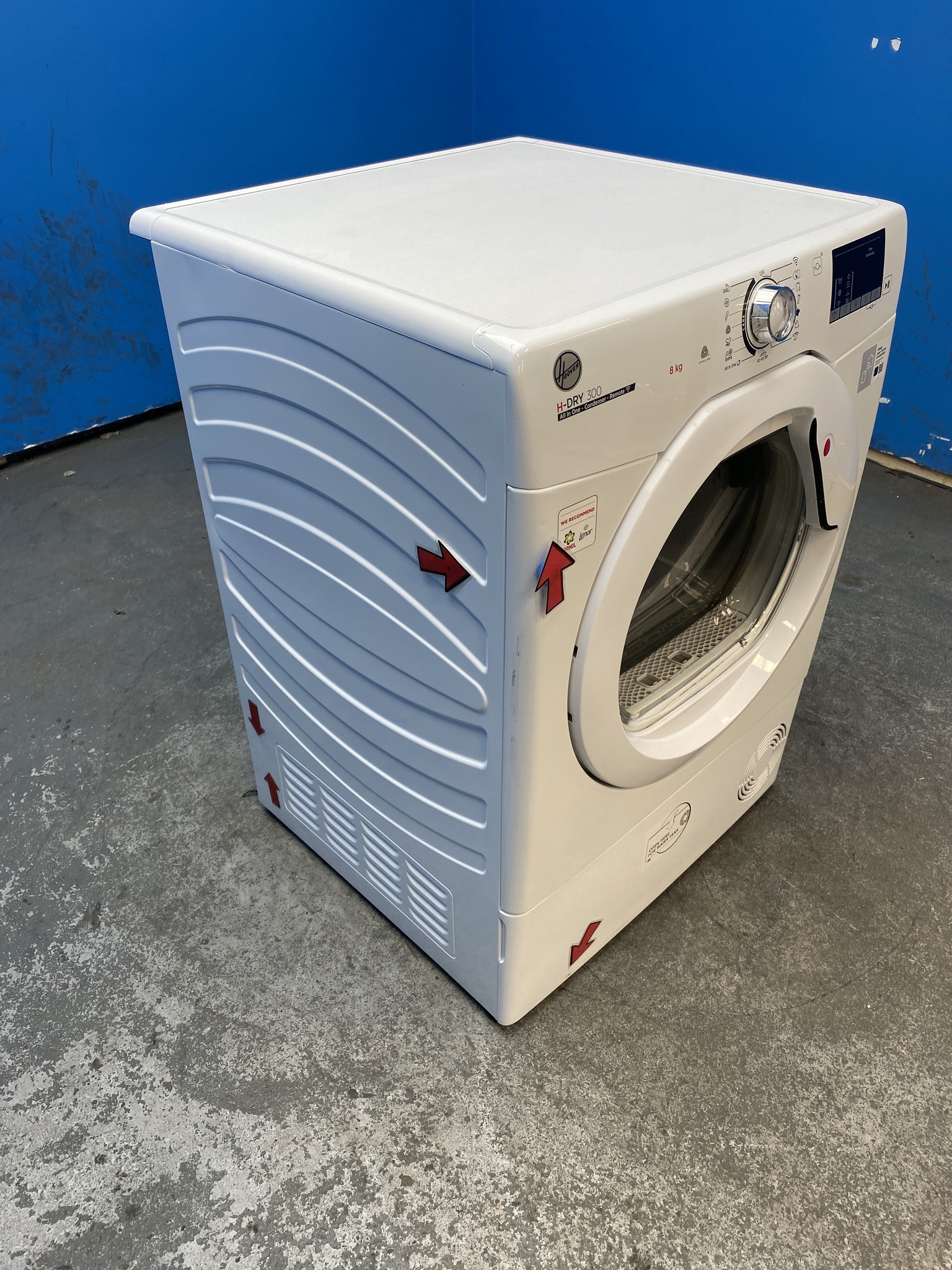 #GRC-156-383 - Hoover HLEC8DG 8kg Condenser Tumble Dryer