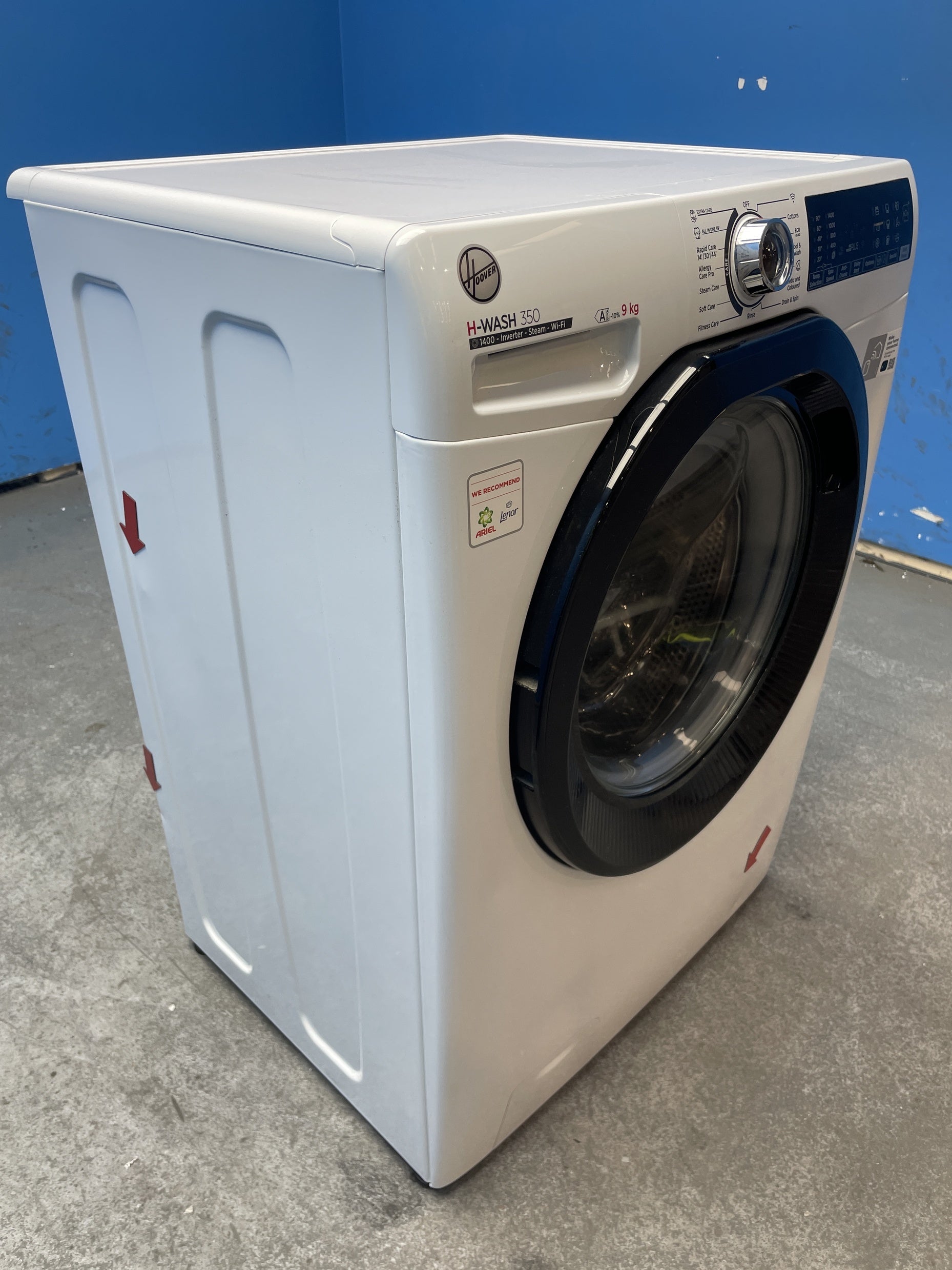 #GRC-158-372 - Hoover H3WPS496TAMB6 9kg 1400 Spin Washing Machine
