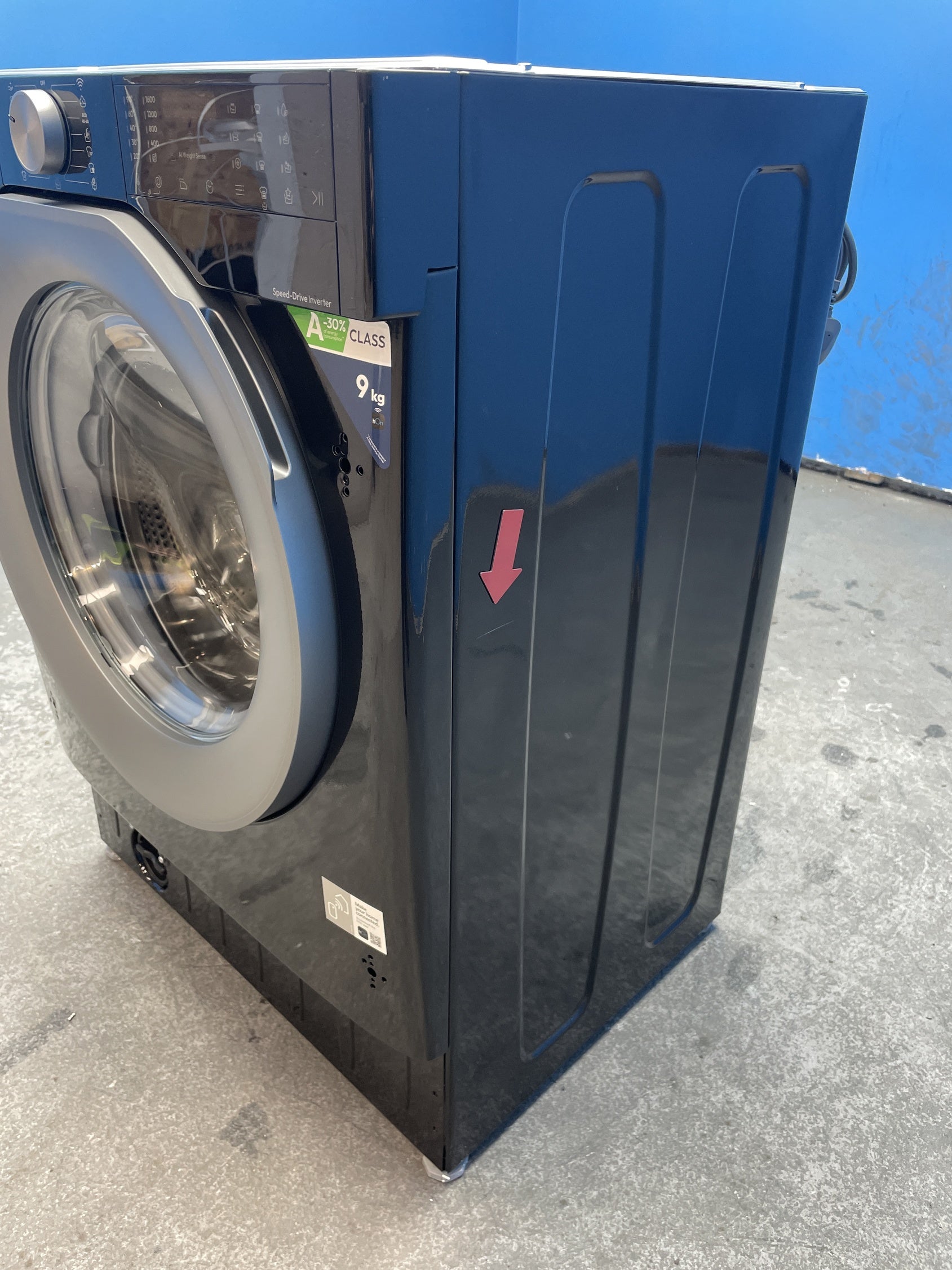 #GRC-157-292 - Hoover BH4S69M6DR9J-80 9kg 1600rpm Integrated Washing Machine