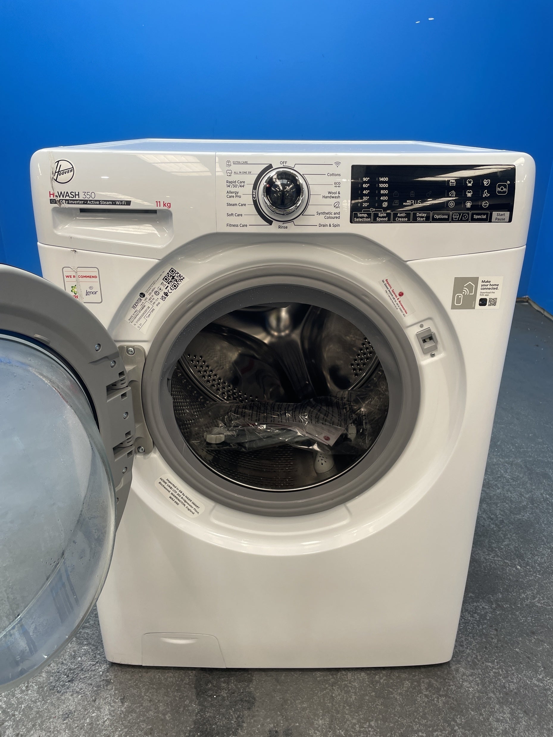 #GRC-159-694 - Hoover H3WPS4116TAMB5 11kg 1400 Spin Washing Machine