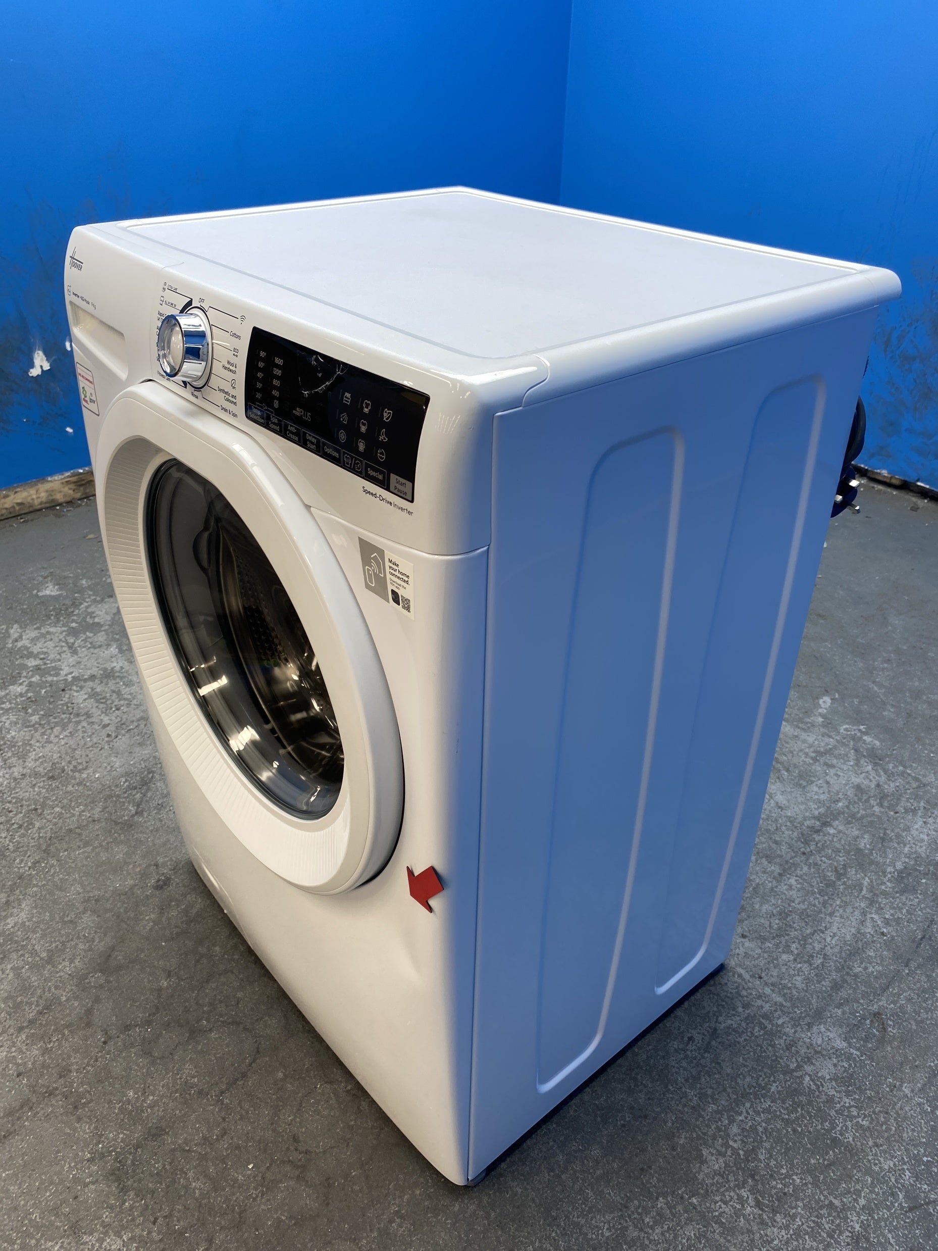 #GRC-160-205 - Hoover H-WASH 350 H3WPS696TAM6-80 9kg 1600rpm Washing Machine