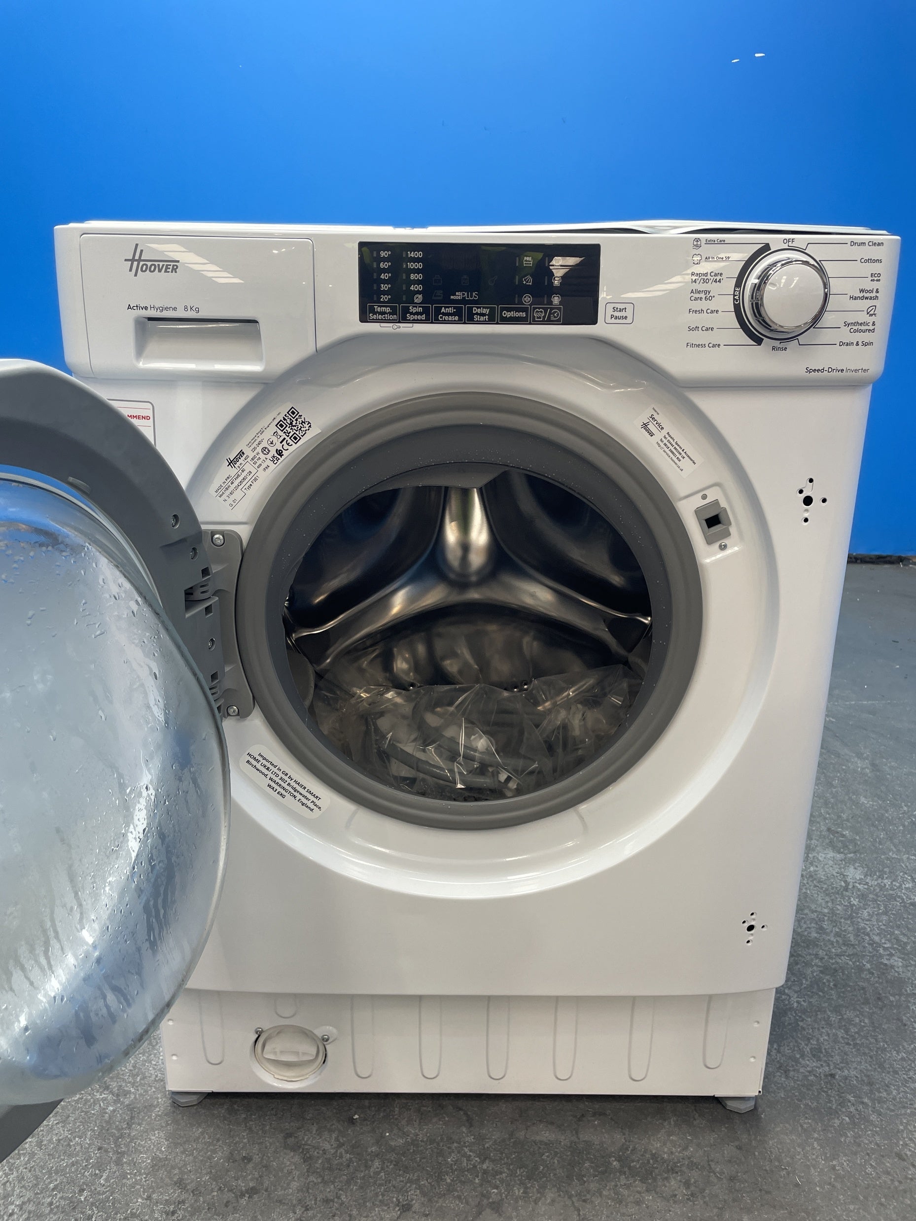 #GRC-159-734 - Hoover HBW 48TAMEJ-80 8kg 1400rpm Integrated Washing Machine