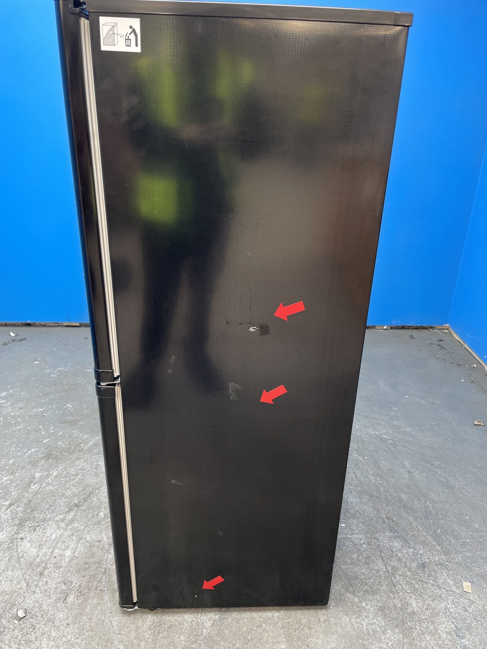 #GRC-157-383 - Candy CCH1S513EBK 185 Litre Combi Fridge Freezer