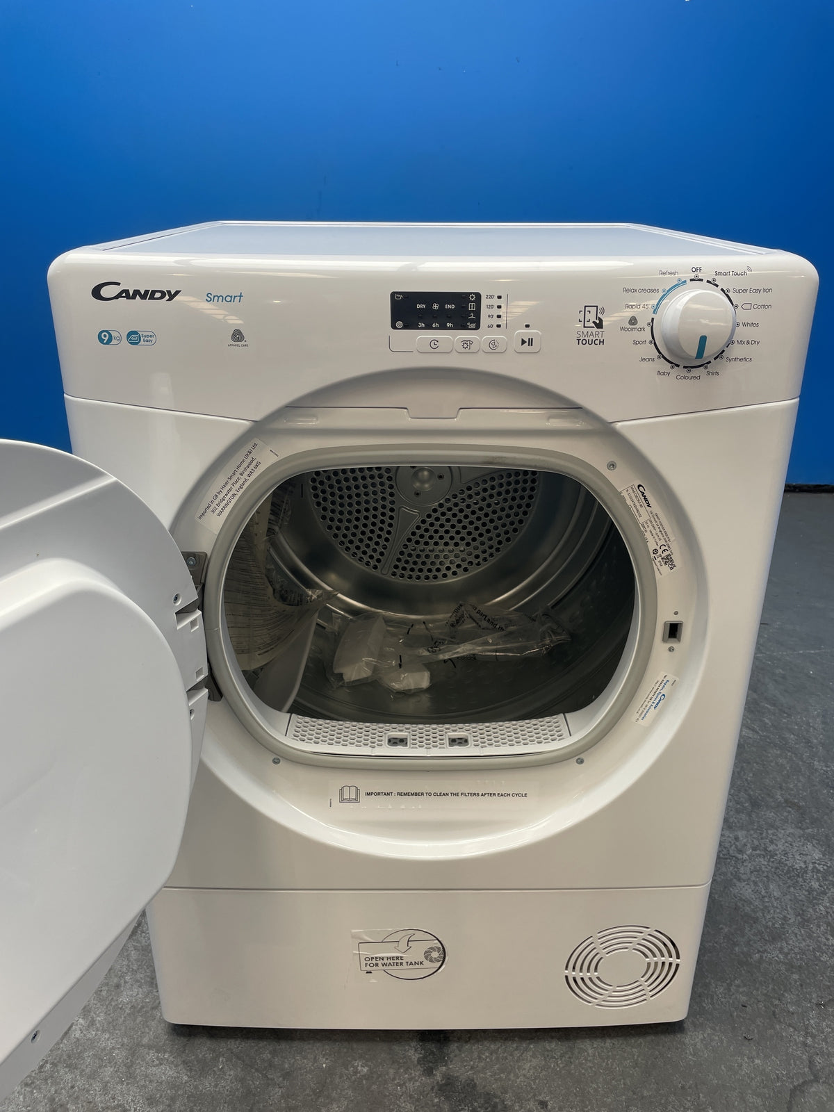 #GRC-163-087 - Candy CSEC9LF-80 9kg Vented Tumble Dryer