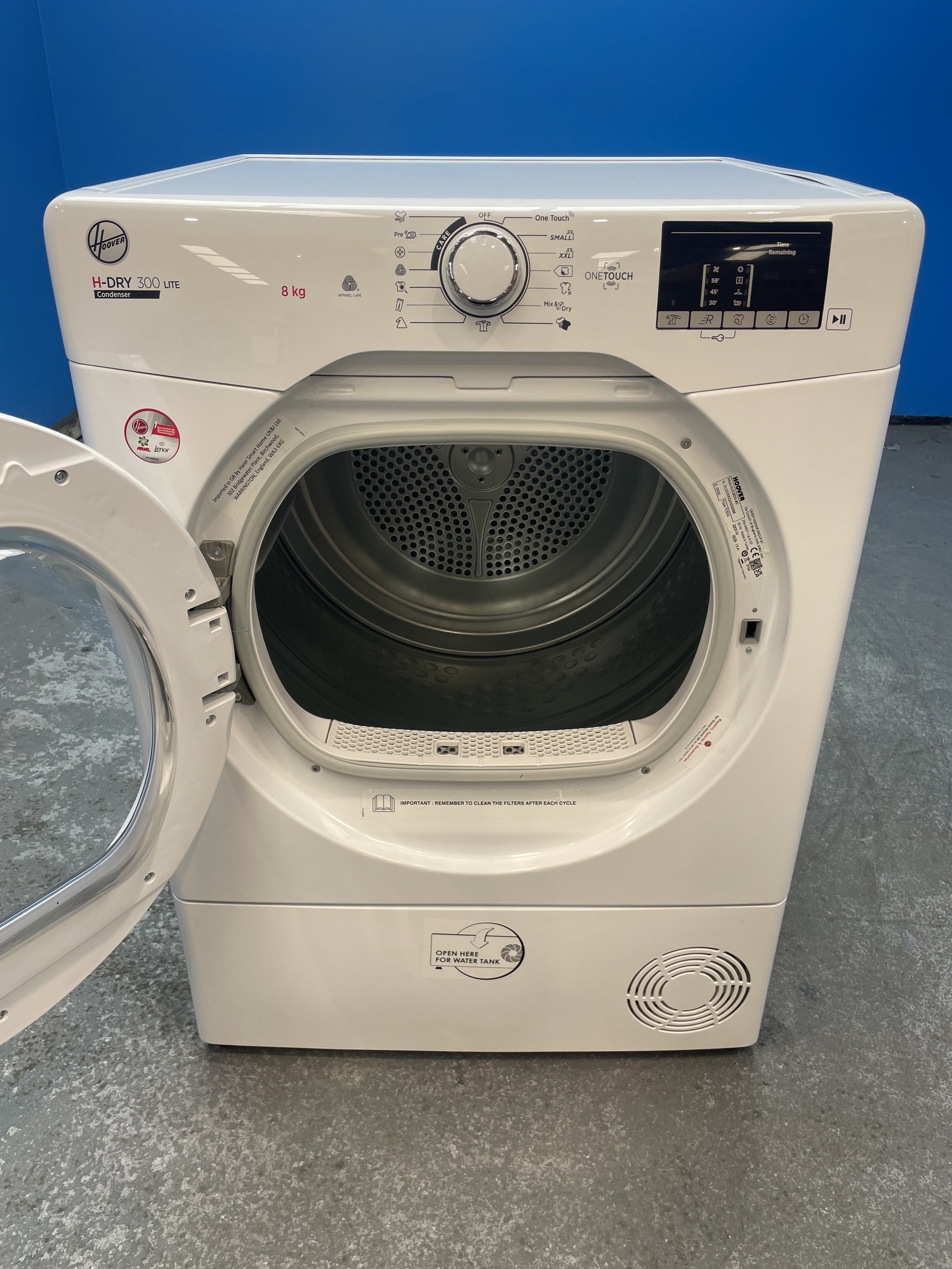 #GRC-154-312 - Hoover HLEC8DG 8kg Condenser Tumble Dryer
