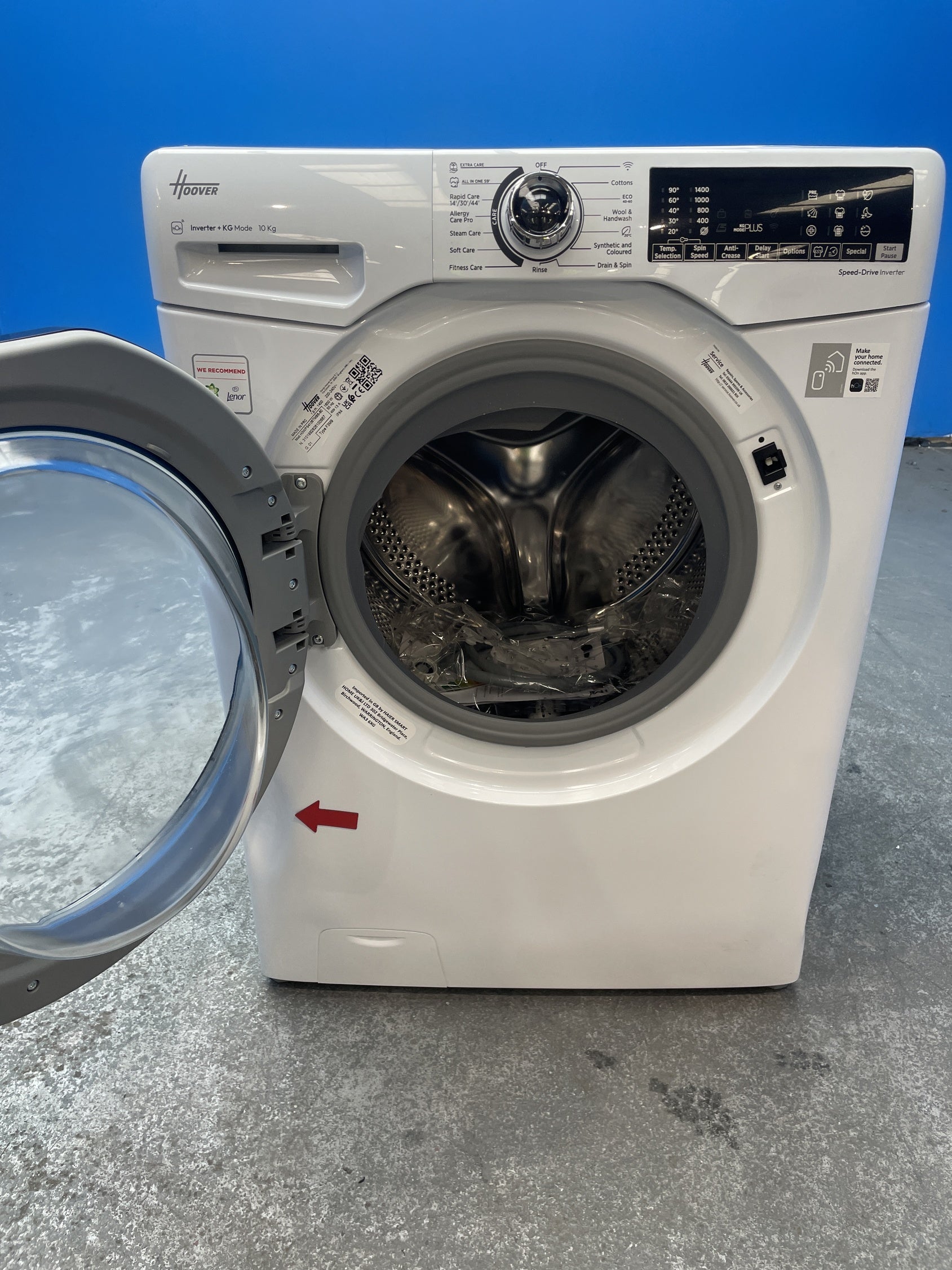 #GRC-157-294 - Hoover H3WPS4106TMB6 10kg 1400 Spin Washing Machine