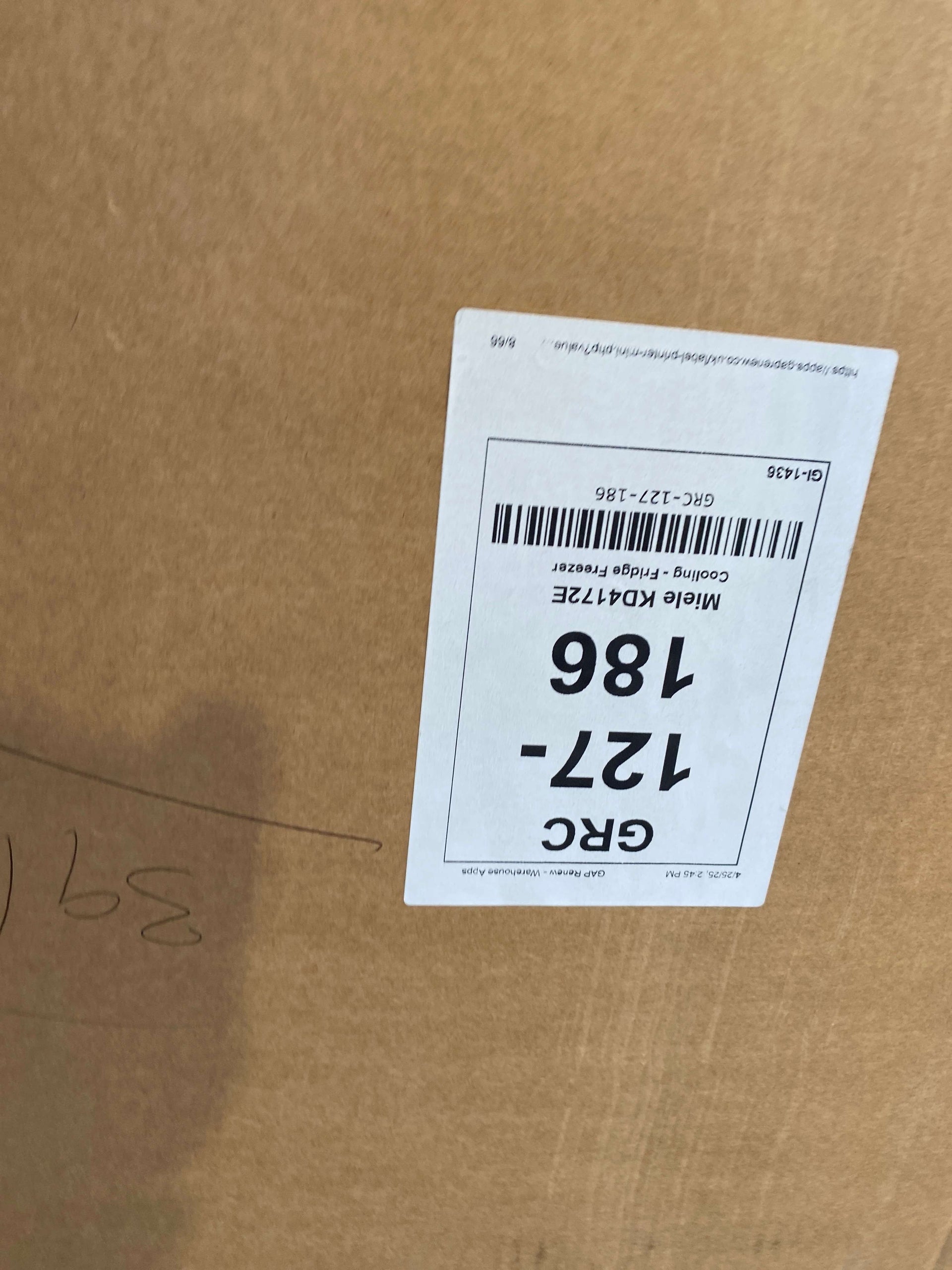 Miele KD4172E 308L 60/40 Freestanding Fridge Freezer