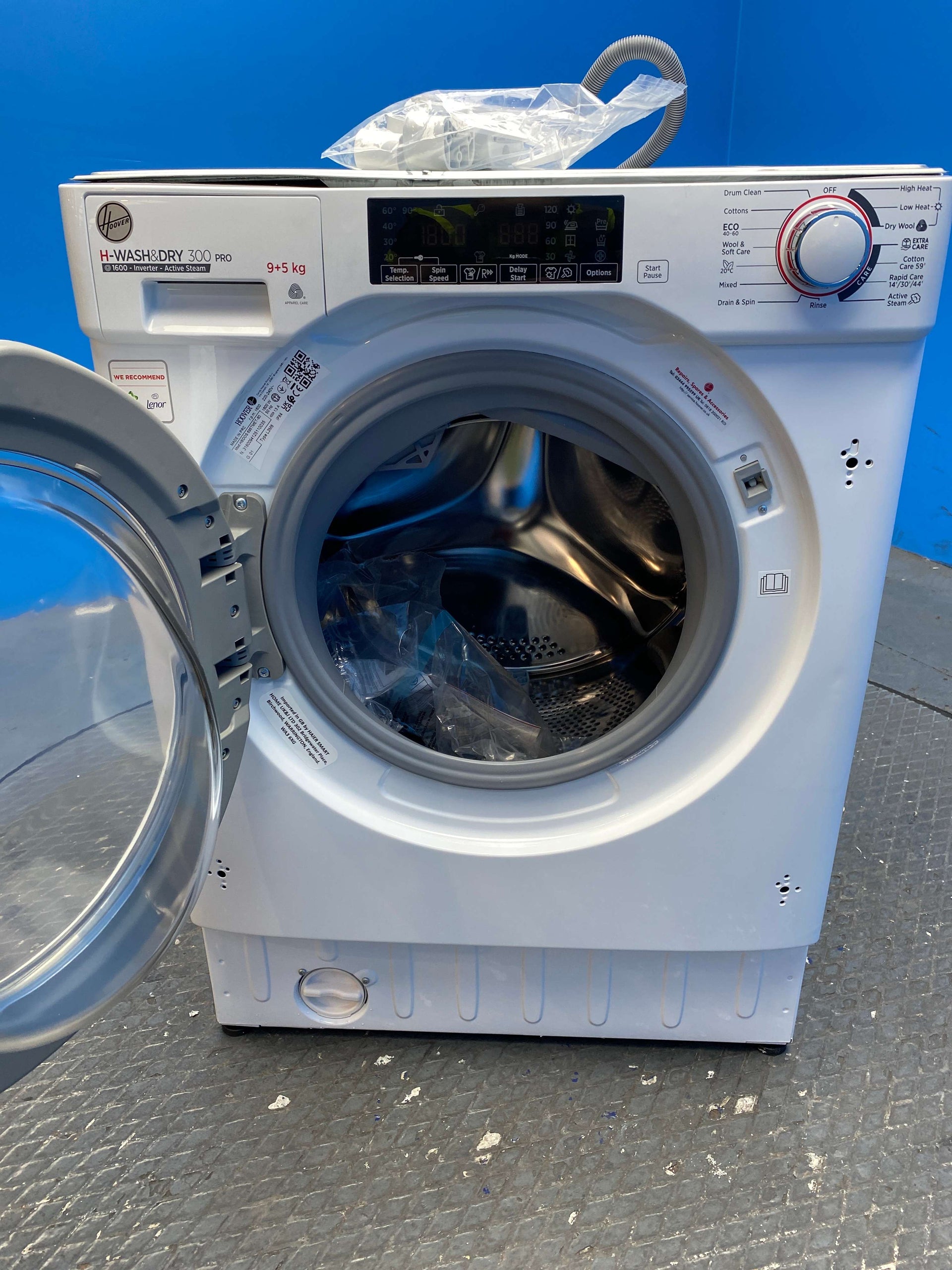 Hoover HBDOS695TMET Built In 9kg / 5kg 1600 Spin Washer Dryer