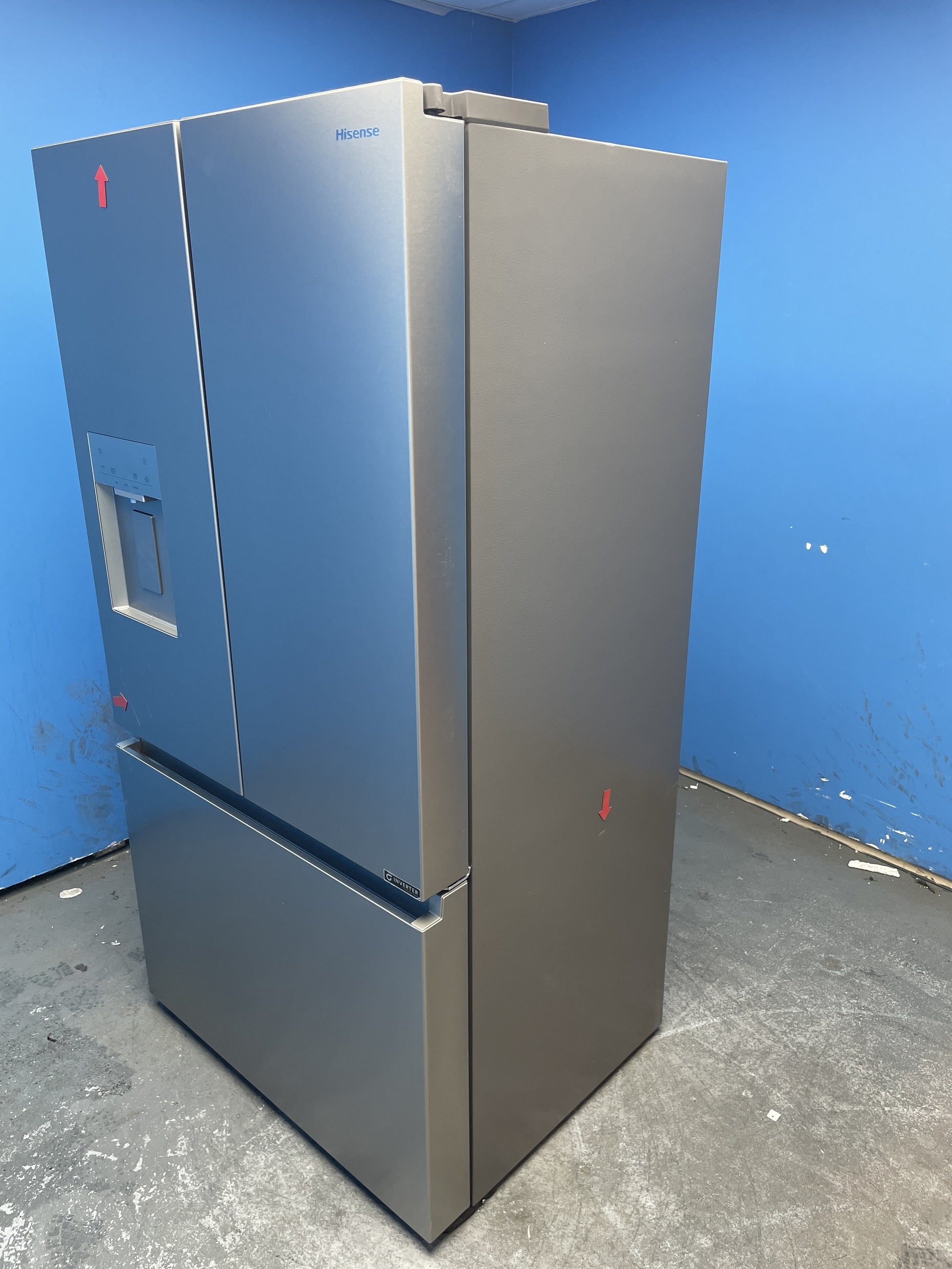 #GRC-158-065 - Hisense RF815N4SESE French Door 364 Litre Fridge Freezer