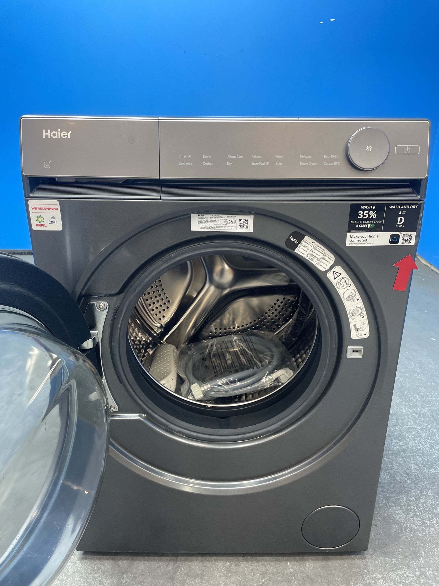 #GRC-159-887 - Haier X Series 7 HWD90-B14367GUUK 9/6kg 1400rpm Washer Dryer