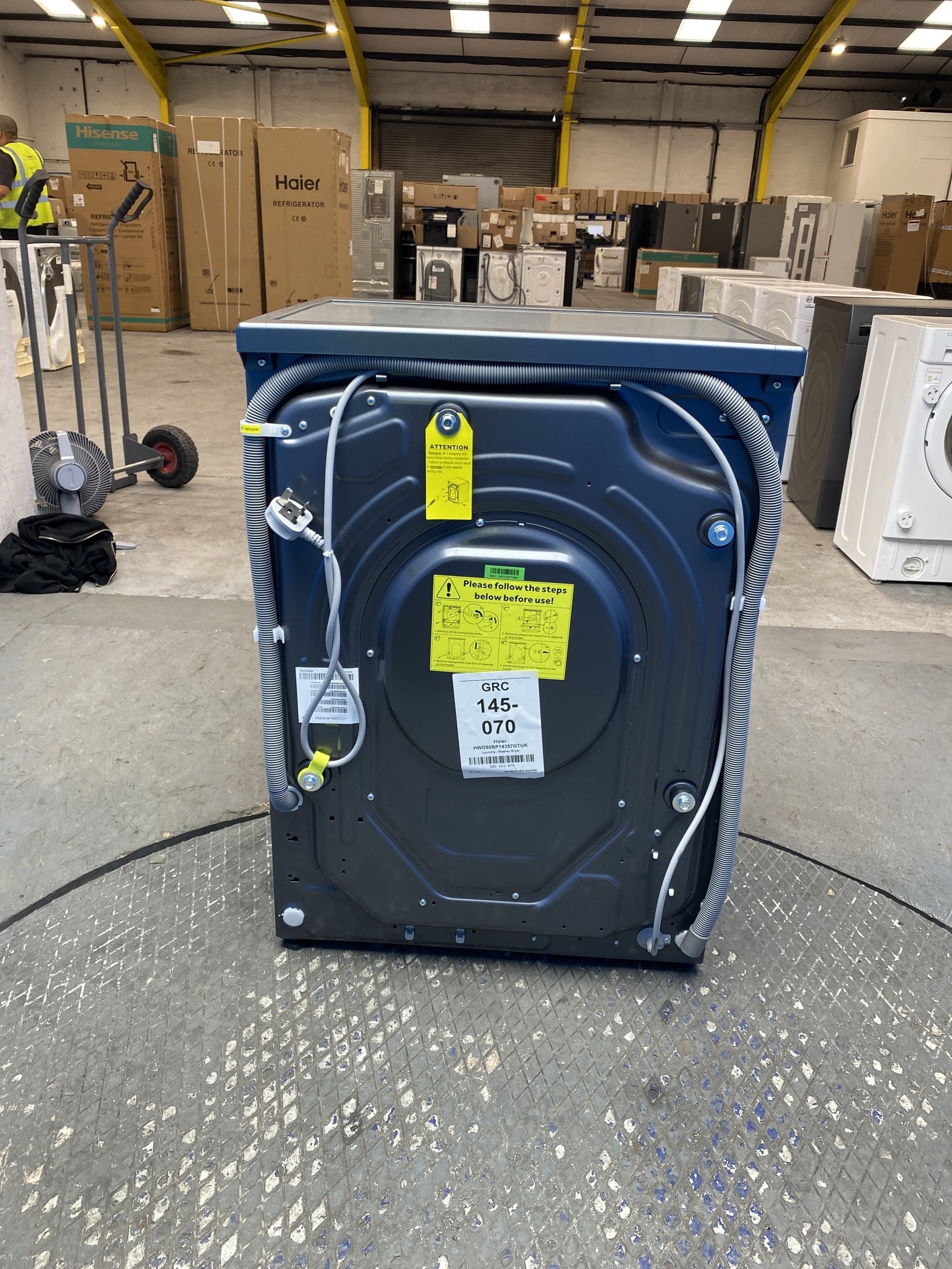 #GRC-145-070 - Haier HWD90-BP14357GTU1 9/5kg 1400rpm Washer Dryer