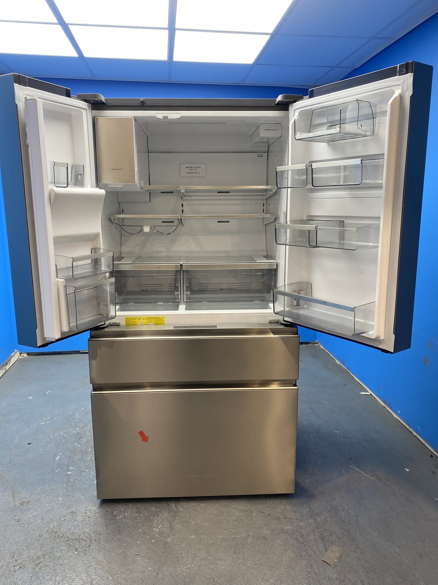 AEG 9000 Series Smart American Fridge Freezer Stainless Steel