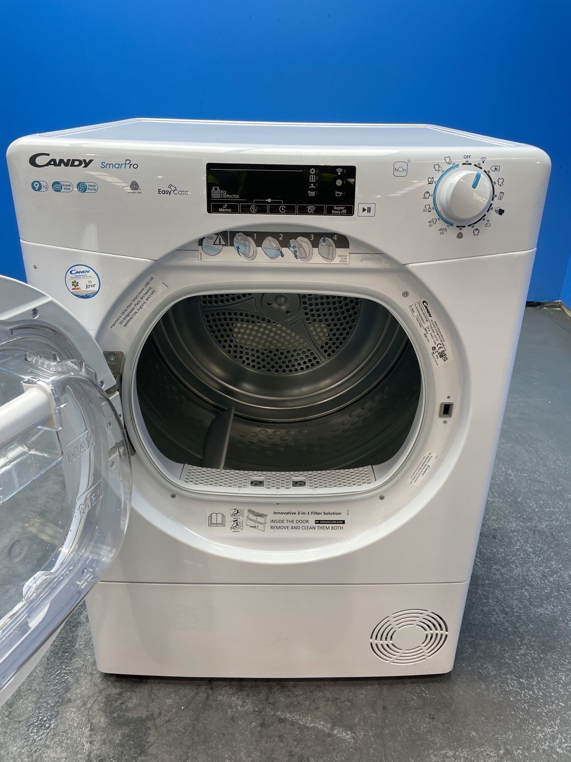 #GRC-160-371 - Candy Smart Pro CSOEH9A2TE 9kg Heat Pump Tumble Dryer